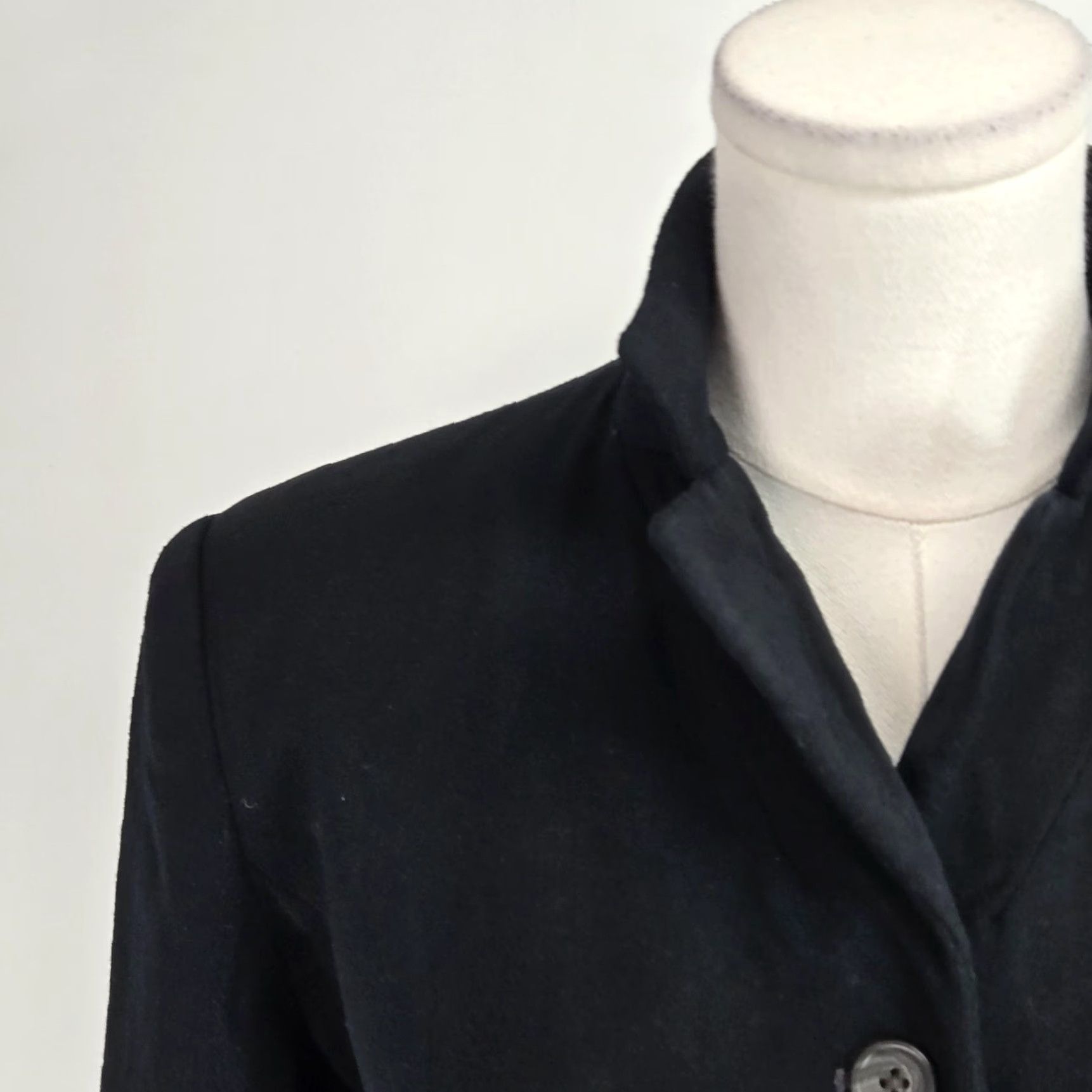 Ralph Lauren VINTAGE Lauren Ralph Lauren Blazer Womens 10P Black Five-Button 100% Wool Jacket Size L / US 10 / IT 46 - 2 Thumbnail