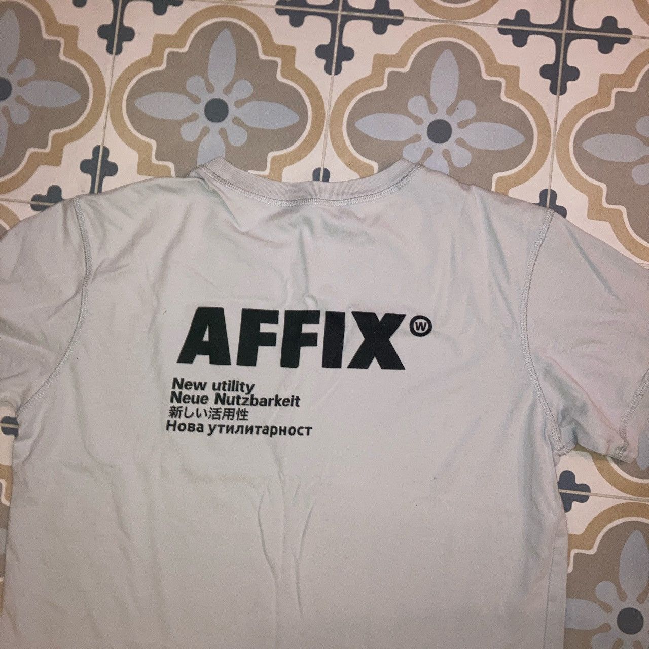Kiko Kostadinov KIKO AFFIX WRKS TEE GREY Size US S / EU 44-46 / 1 - 2 Thumbnail