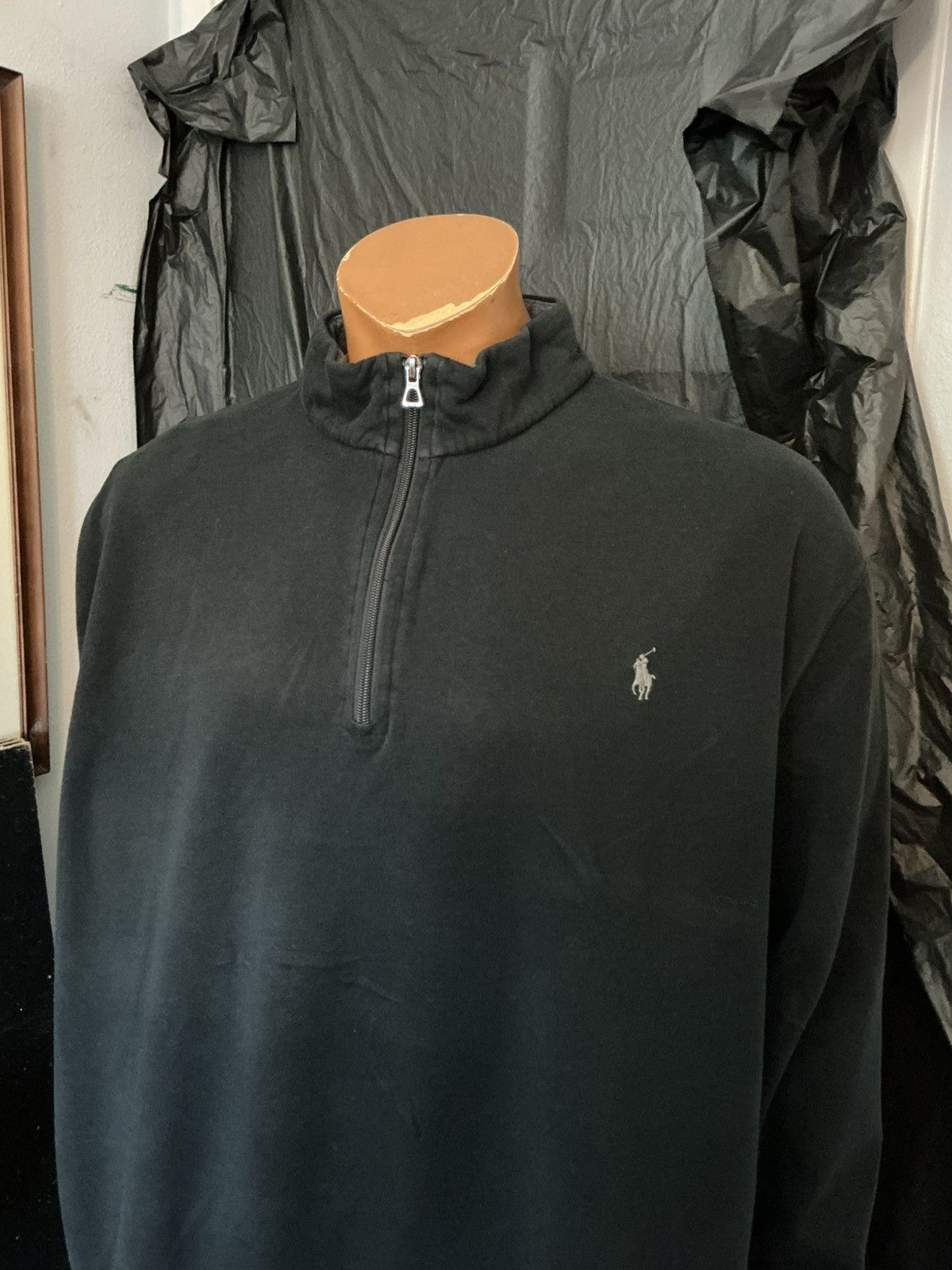 Polo Ralph Lauren Polo Ralph Lauren Pony Logo 1/4 Zip Pullover Sweatshirt Size US XXL / EU 58 / 5 - 8 Thumbnail