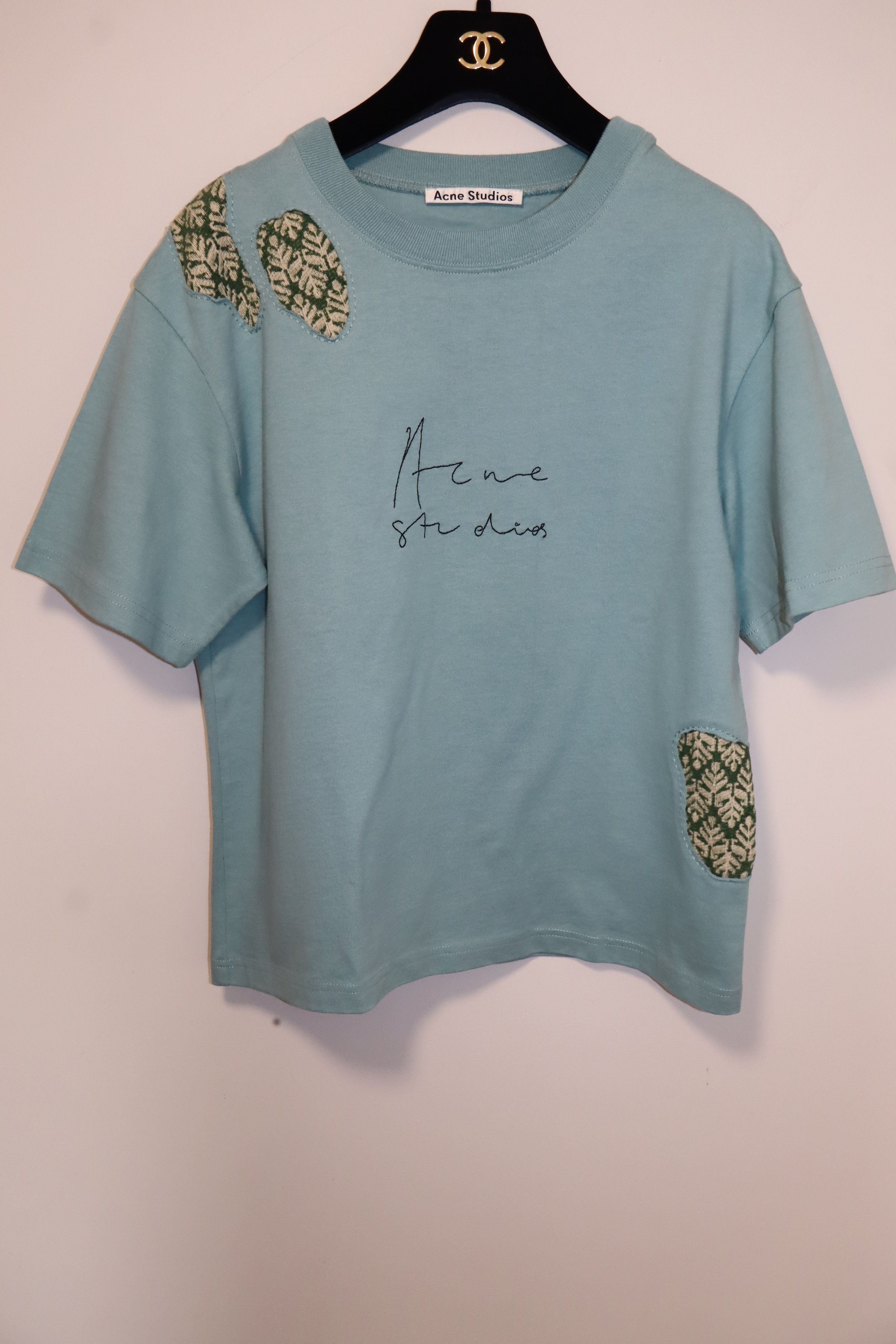 Acne Studios Embroidered logo t-shirt Size XXS / US 00 / IT 34 - 1 Thumbnail