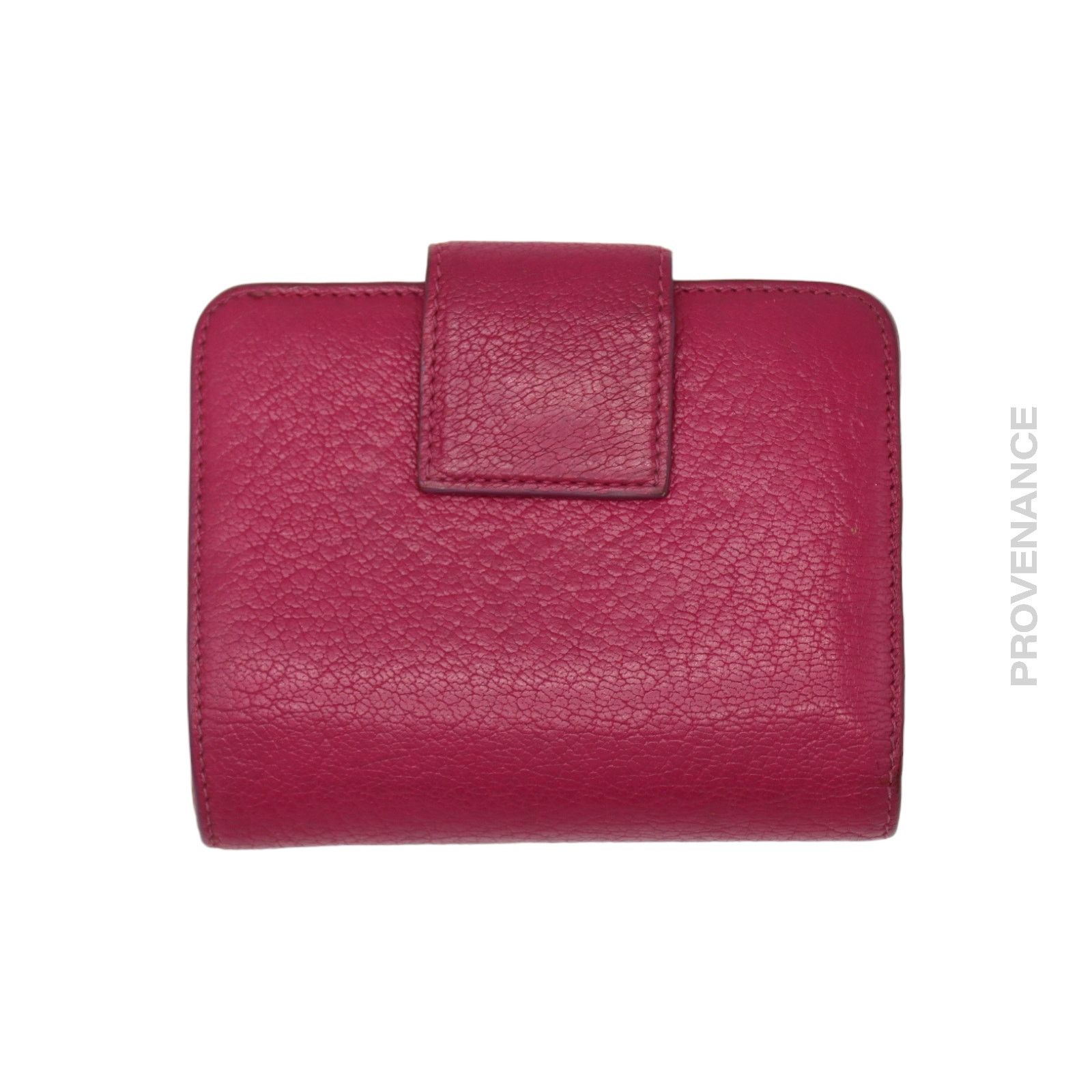 Givenchy 🔴 Givenchy Compact Snap Wallet - Pink Leather Size ONE SIZE - 3 Thumbnail