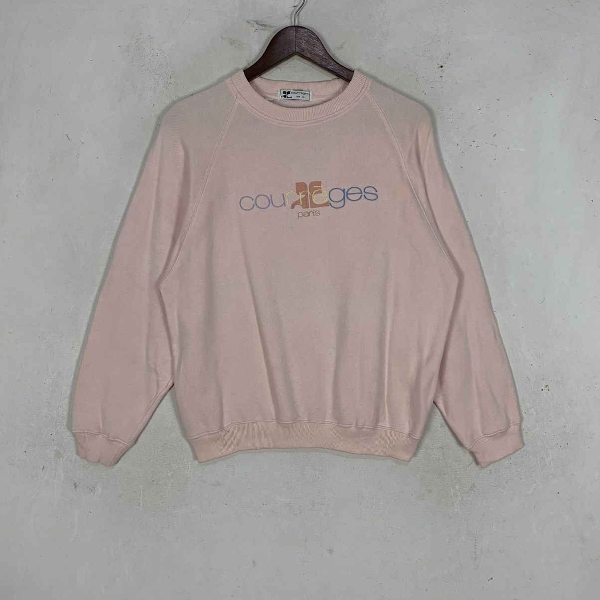 Courreges Vintage Courreges Paris&Co Luxury JapaneseBrand Sweatshirt Size M / US 6-8 / IT 42-44 - 1 Thumbnail