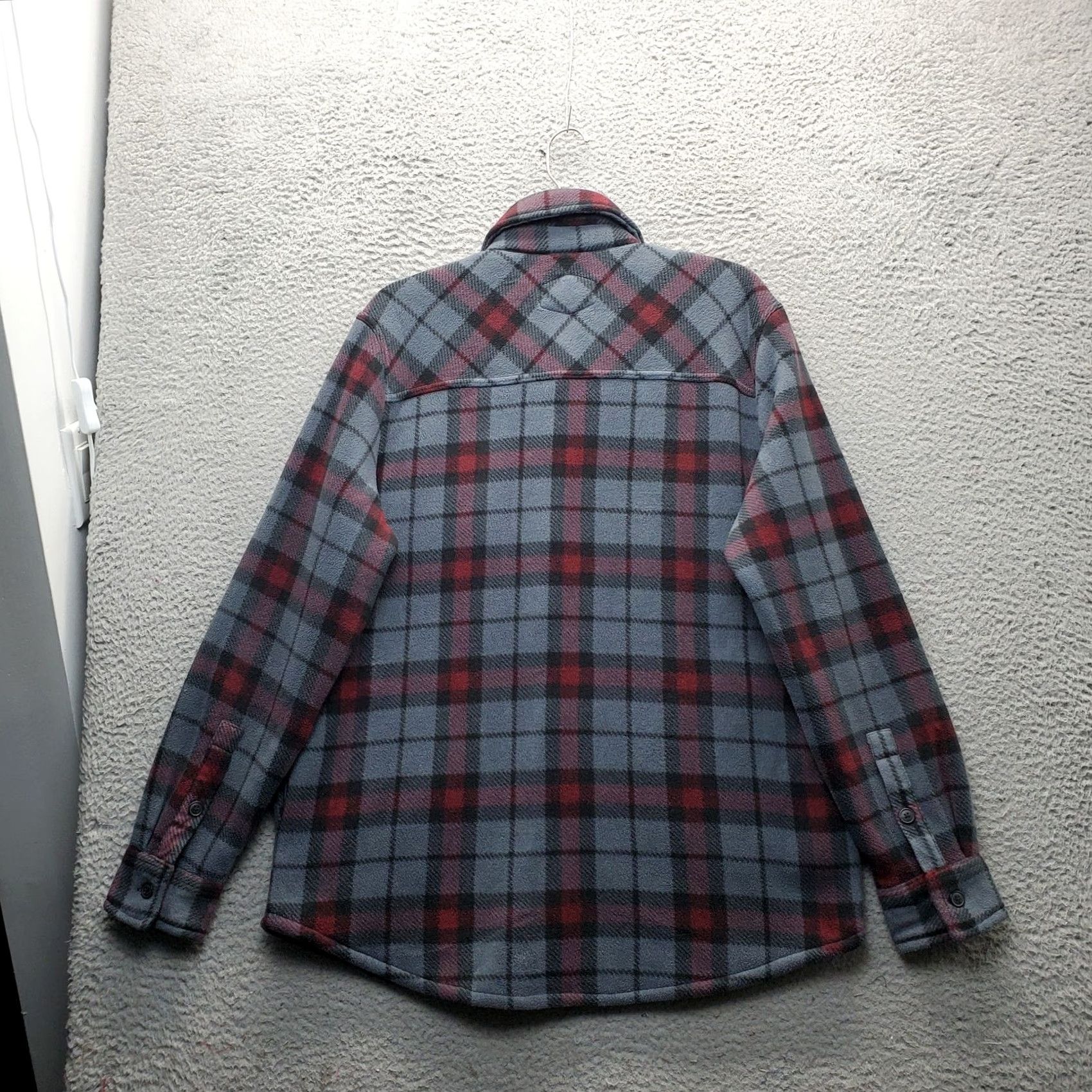 Vintage Freedom Foundry Mens Shacket Multi Plaid Sherpa Lined Button Front EUC M Size Size US M / EU 48-50 / 2 - 2 Thumbnail