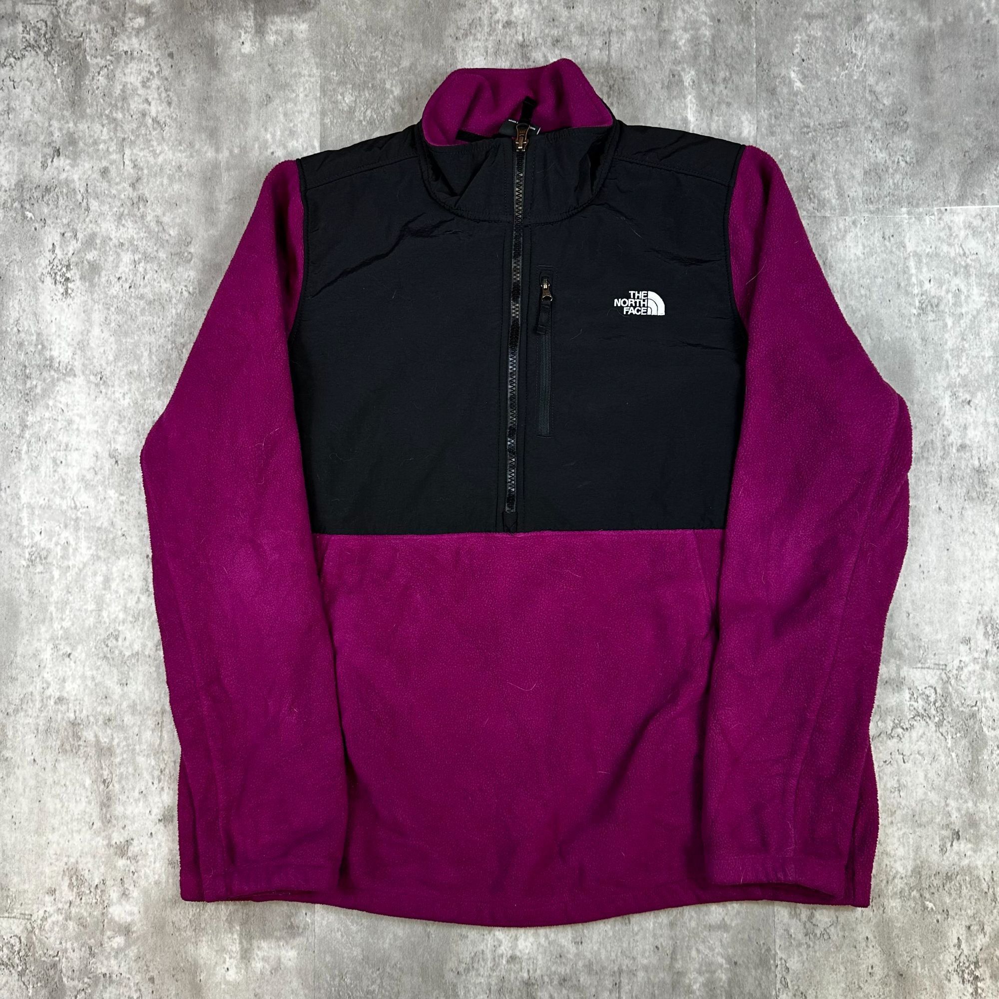 The North Face The North Face Womens XL Black & Purple Fleece Quarter-Zip P Size XL / US 12-14 / IT 48-50 - 1 Thumbnail