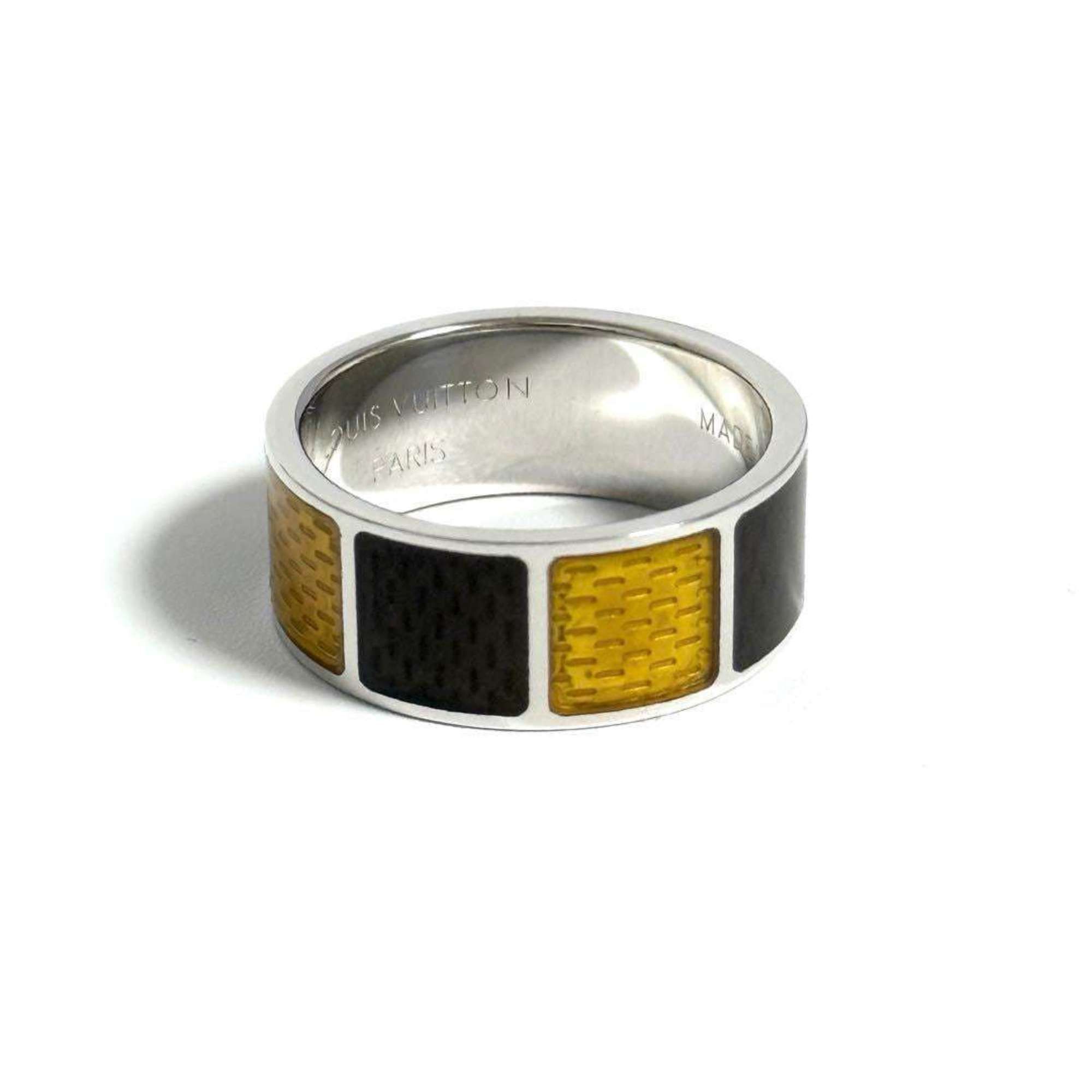 Louis Vuitton Louis Vuitton Men's Damier Ring, Silver 925 Size ONE SIZE - 1 Thumbnail