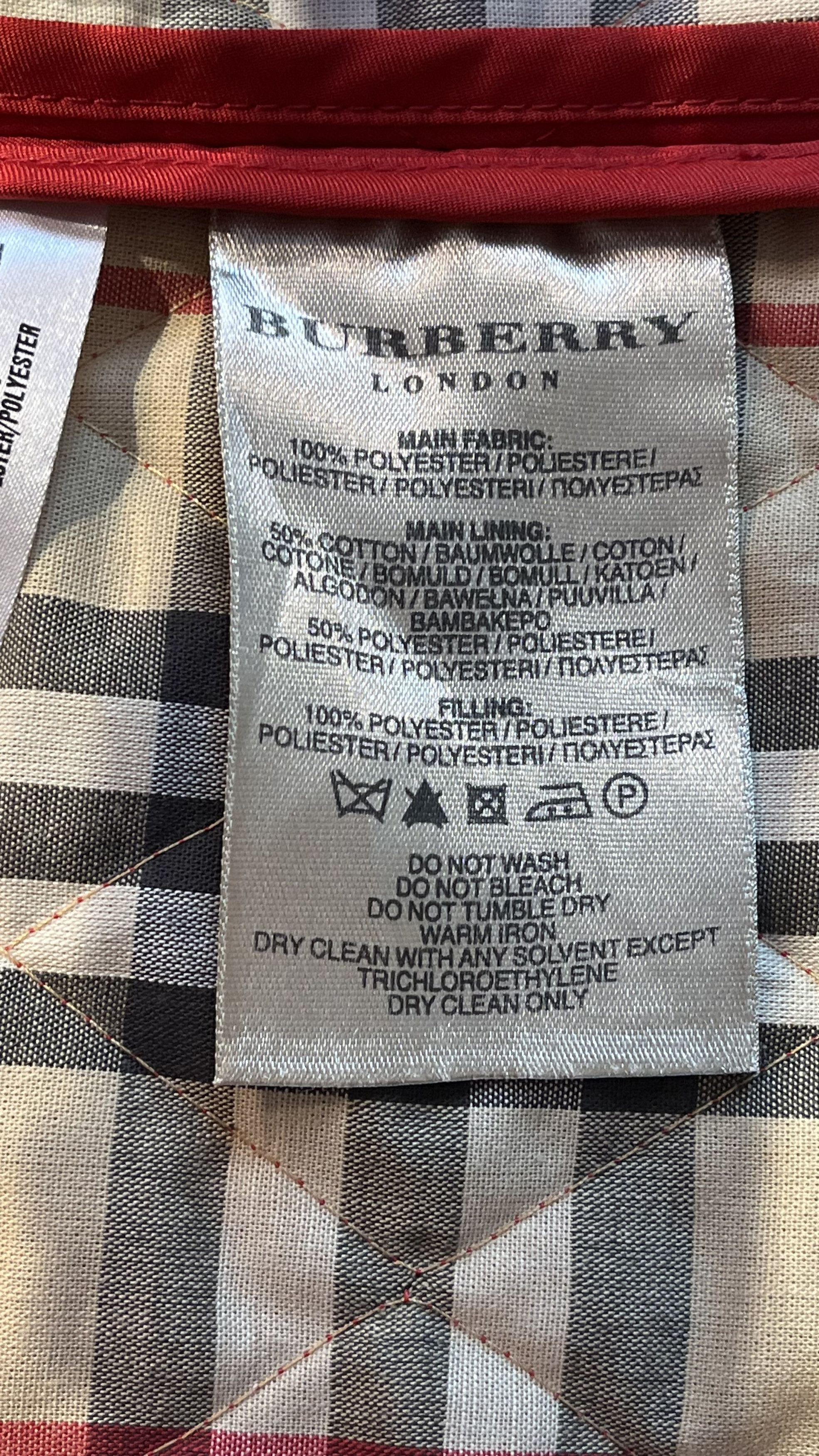 Burberry Burberry Quilted Coat Red Size XL Used Size XL / US 12-14 / IT 48-50 - 4 Thumbnail