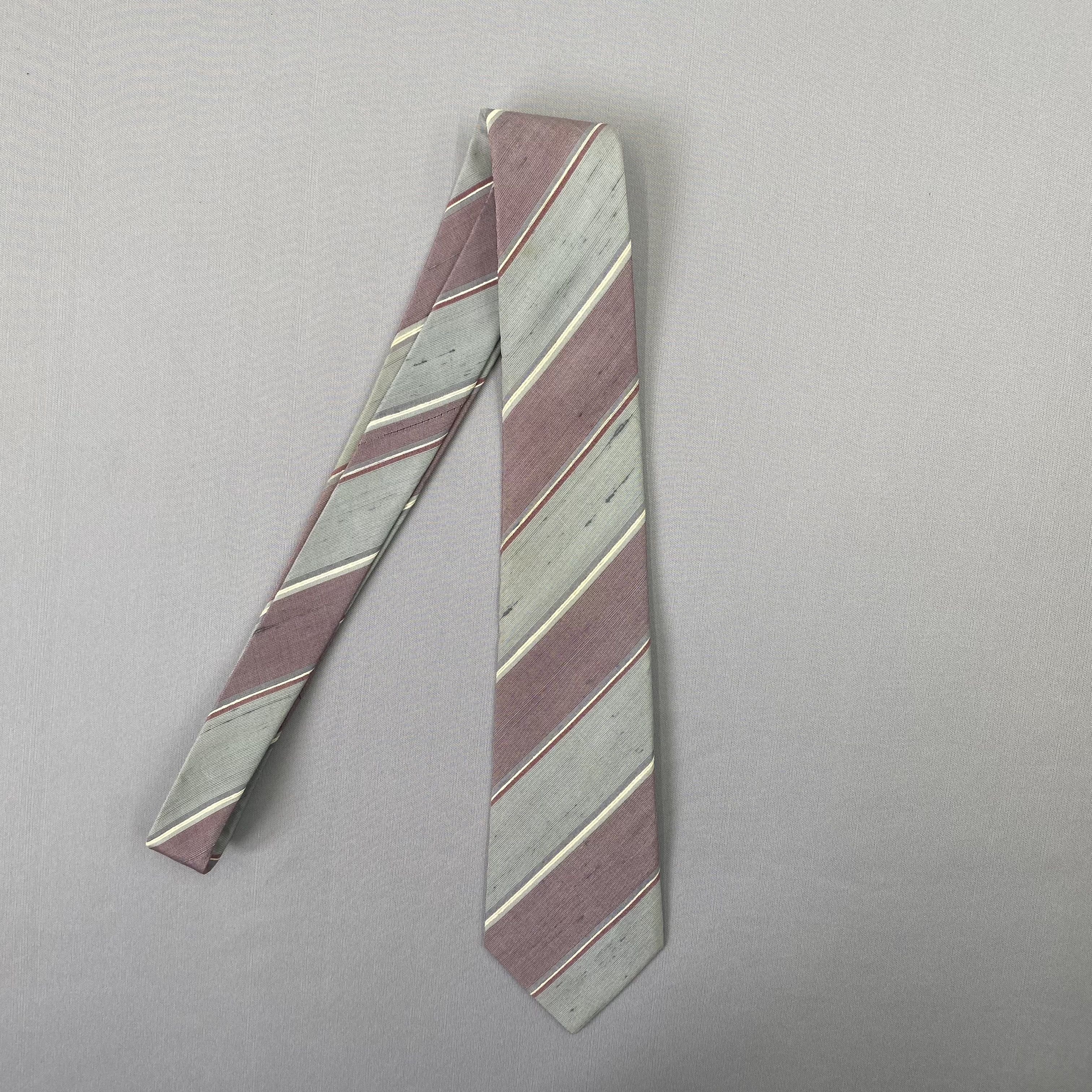 Issey Miyake Vintage Issey Miyake SILK Necktie Cravate Pure Silk Neck Tie Size ONE SIZE - 4 Thumbnail