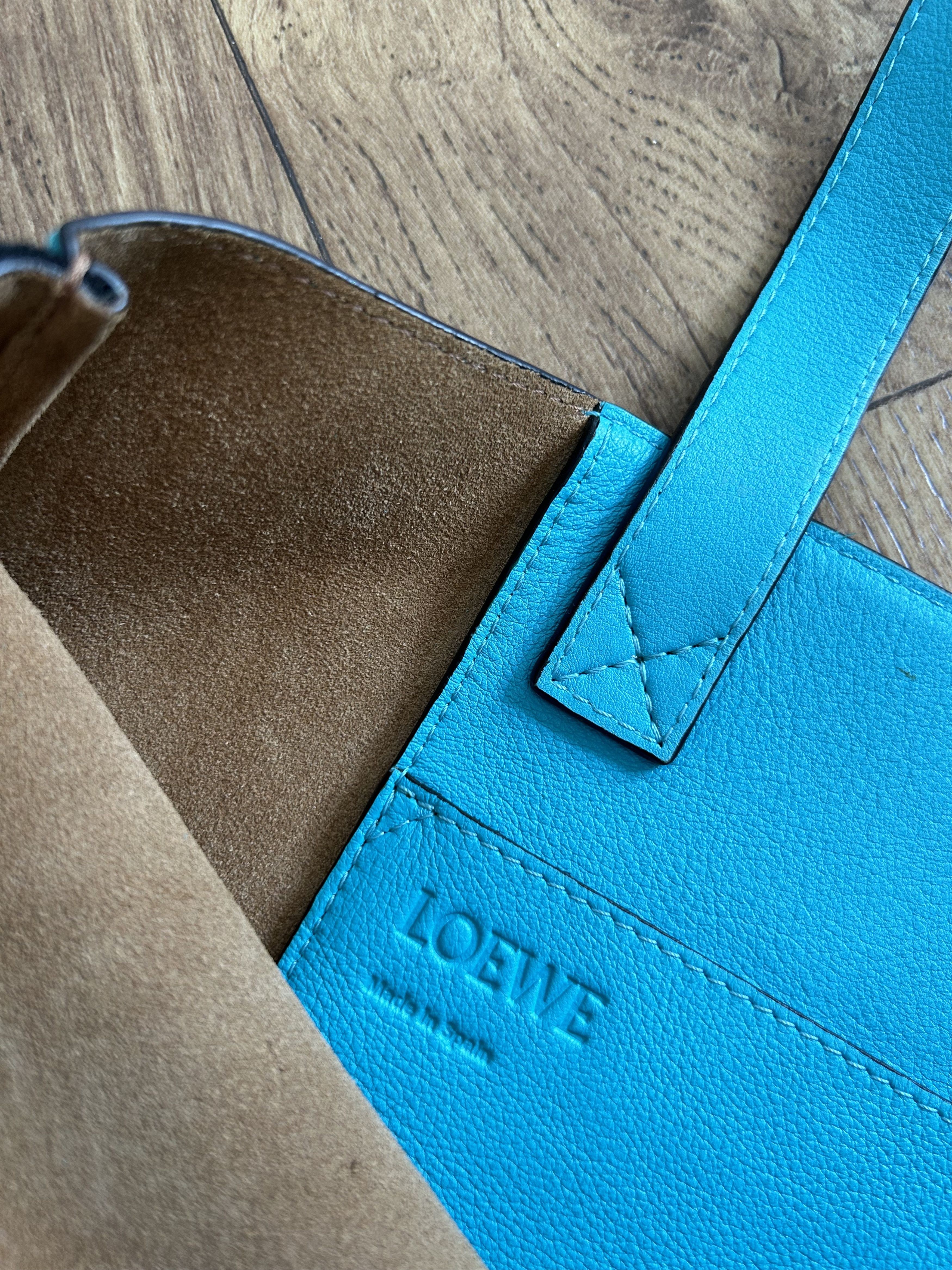 Loewe LOEWE Cobalt Blue Jacquard Tote Bag Size ONE SIZE - 6 Thumbnail