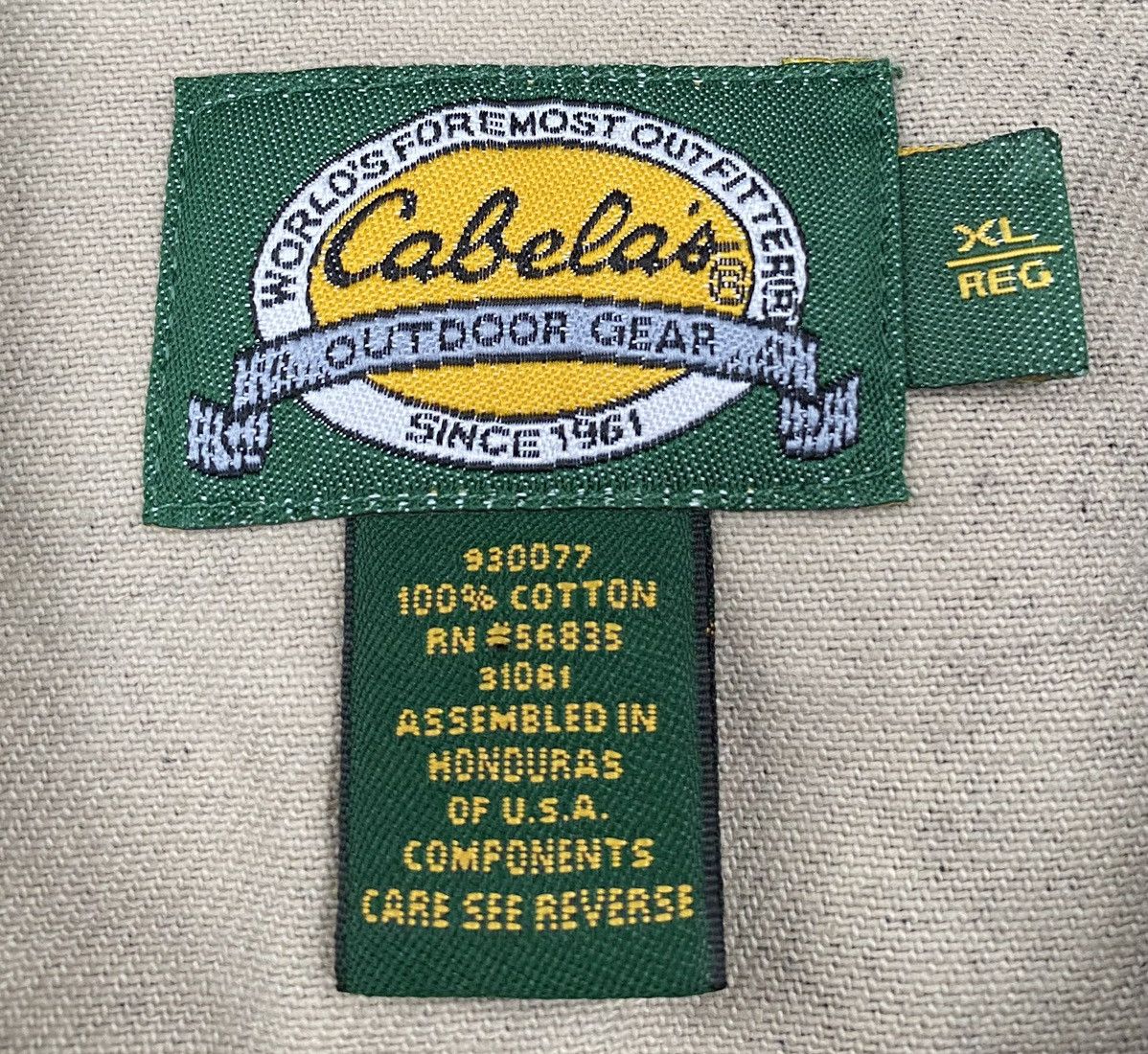 Cabelas VTG 90’s Cabela’s Mossy Oak Break Up Heavyweight Leaf Bark Size US XL / EU 56 / 4 - 5 Thumbnail