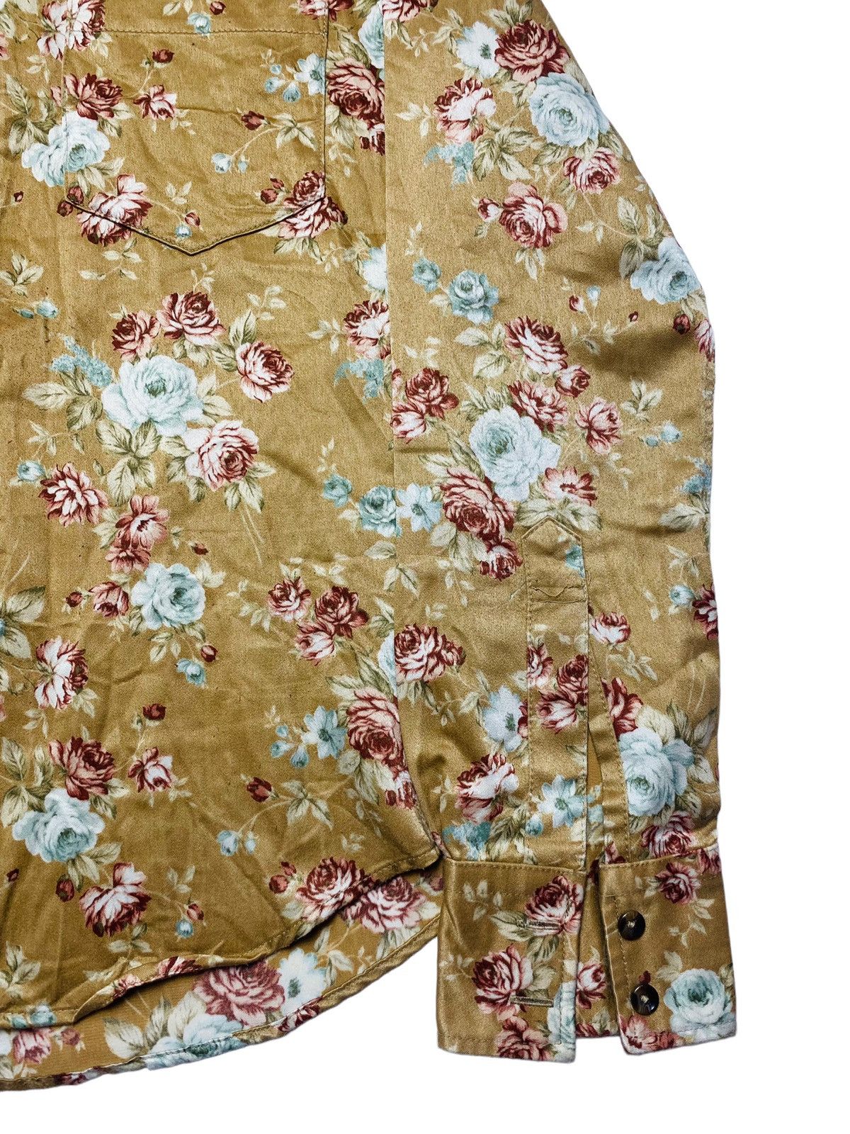 If Six Was Nine 2000s Tornado Mart - Rose Fantasy Shiny Button Shirt Size US L / EU 52-54 / 3 - 3 Thumbnail
