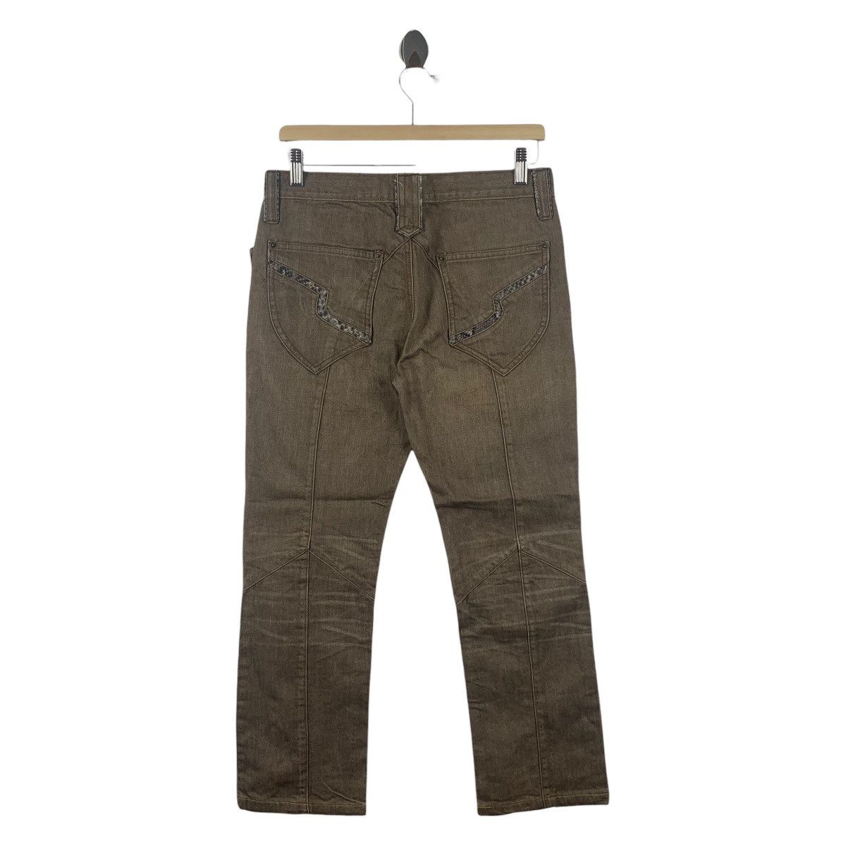 Japanese Brand × semanticdesign SEMANTIC DESIGN snake flare bush pants Size 31" - 4 Thumbnail