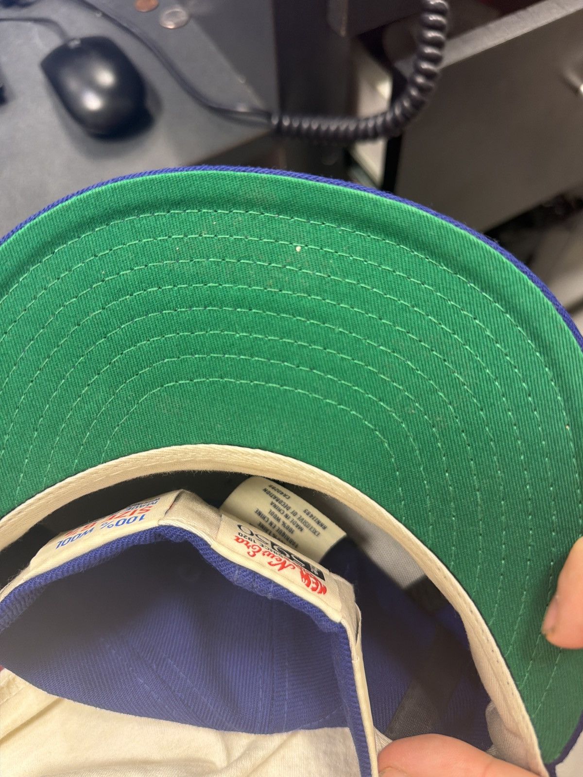 Essentials × New Era Essentials fear of god x new era fitted hat royal blue 6 7/8 Size ONE SIZE - 4 Thumbnail