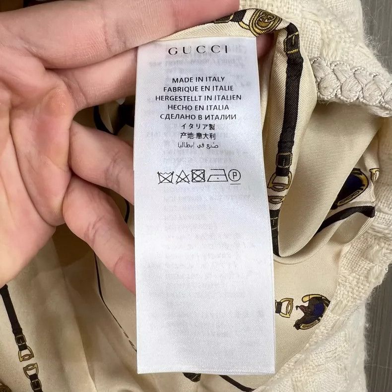 Gucci Gucci Beige small fragrant knitted jacket 2504-Nextarrow Size XS / US 0-2 / IT 36-38 - 6 Thumbnail