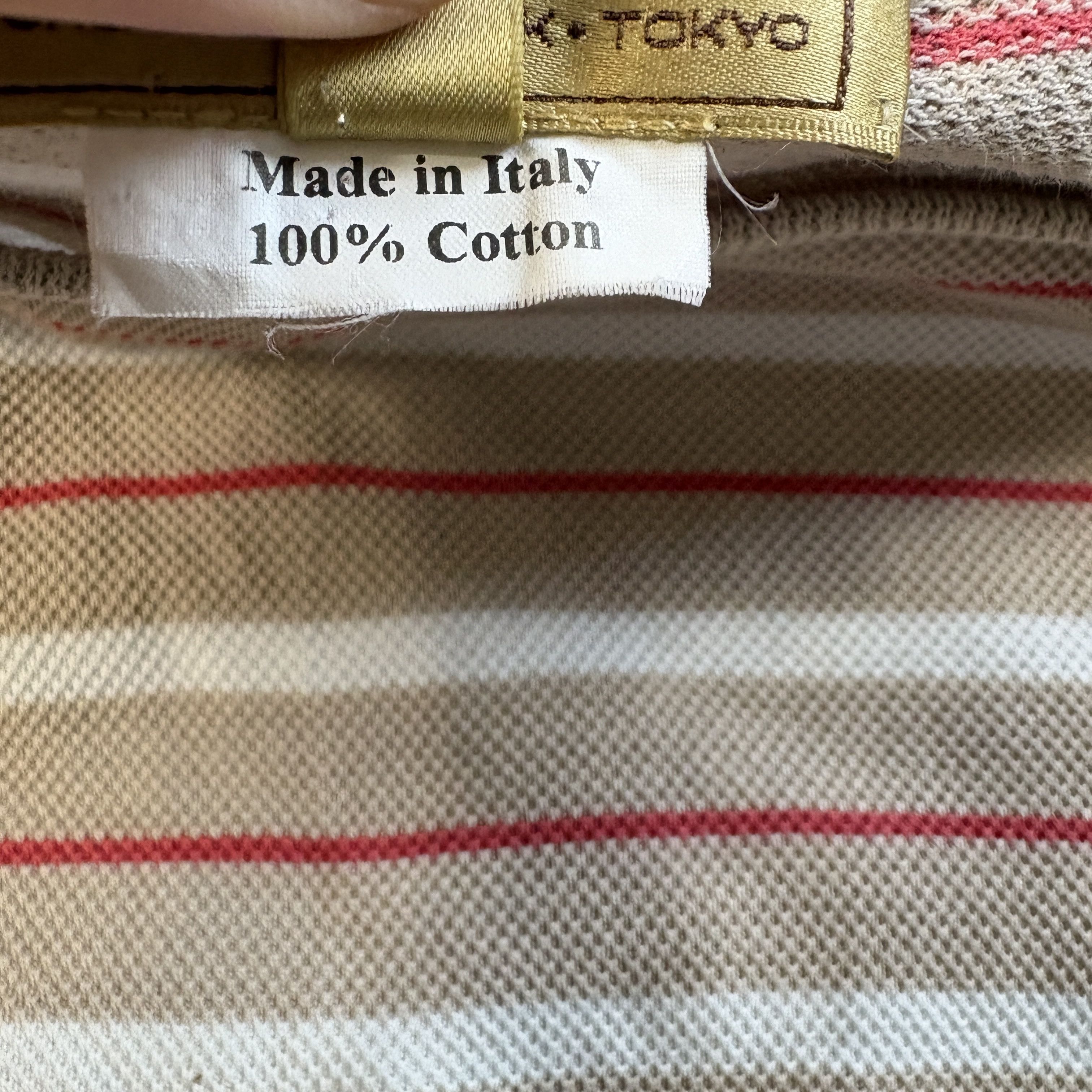 Paul Stuart Striped Cotton Crewneck Sweater Size US L / EU 52-54 / 3 - 3 Thumbnail