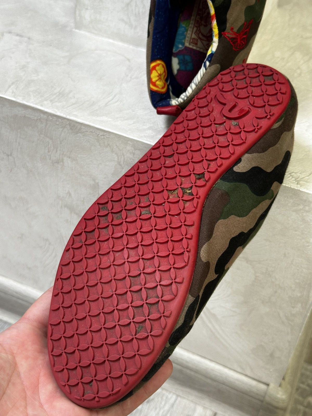 Evisu Rare! Evisu Graphic Low Top Sneakers Camo Japan Styel Size US 6.5 / EU 39-40 - 7 Thumbnail