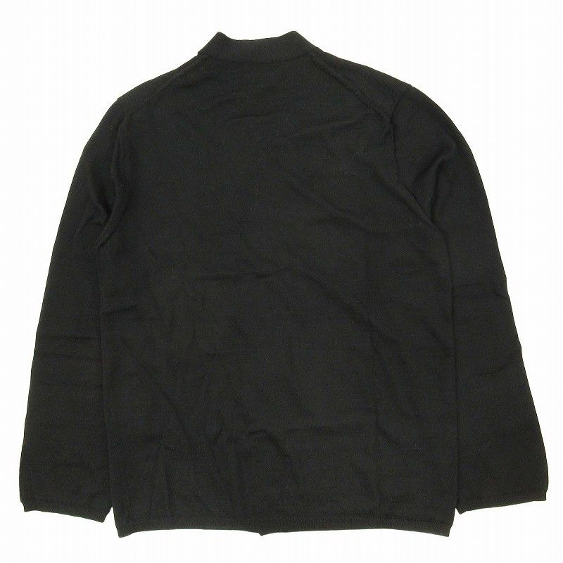 Comme des Garcons Homme Deux Sweater knit cardigan long sleeve V-neck wool Black Size US L / EU 52-54 / 3 - 2 Thumbnail