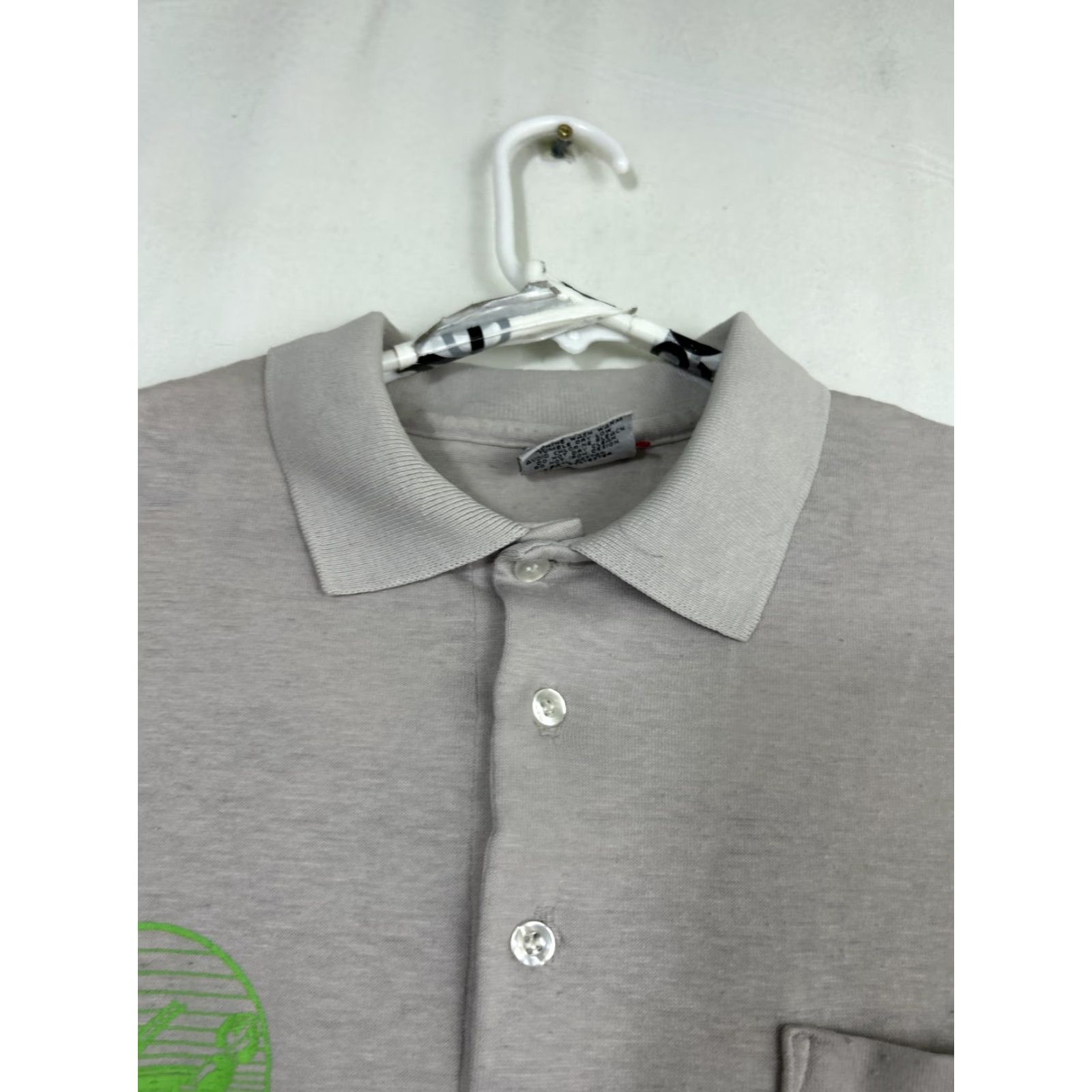 Vintage VINTAGE Screen mates Polo Shirt Mens L Gray Jazz 1992 Sacramento Jazz Jubilee Short Sleeve Size US L / EU 52-54 / 3 - 3 Thumbnail
