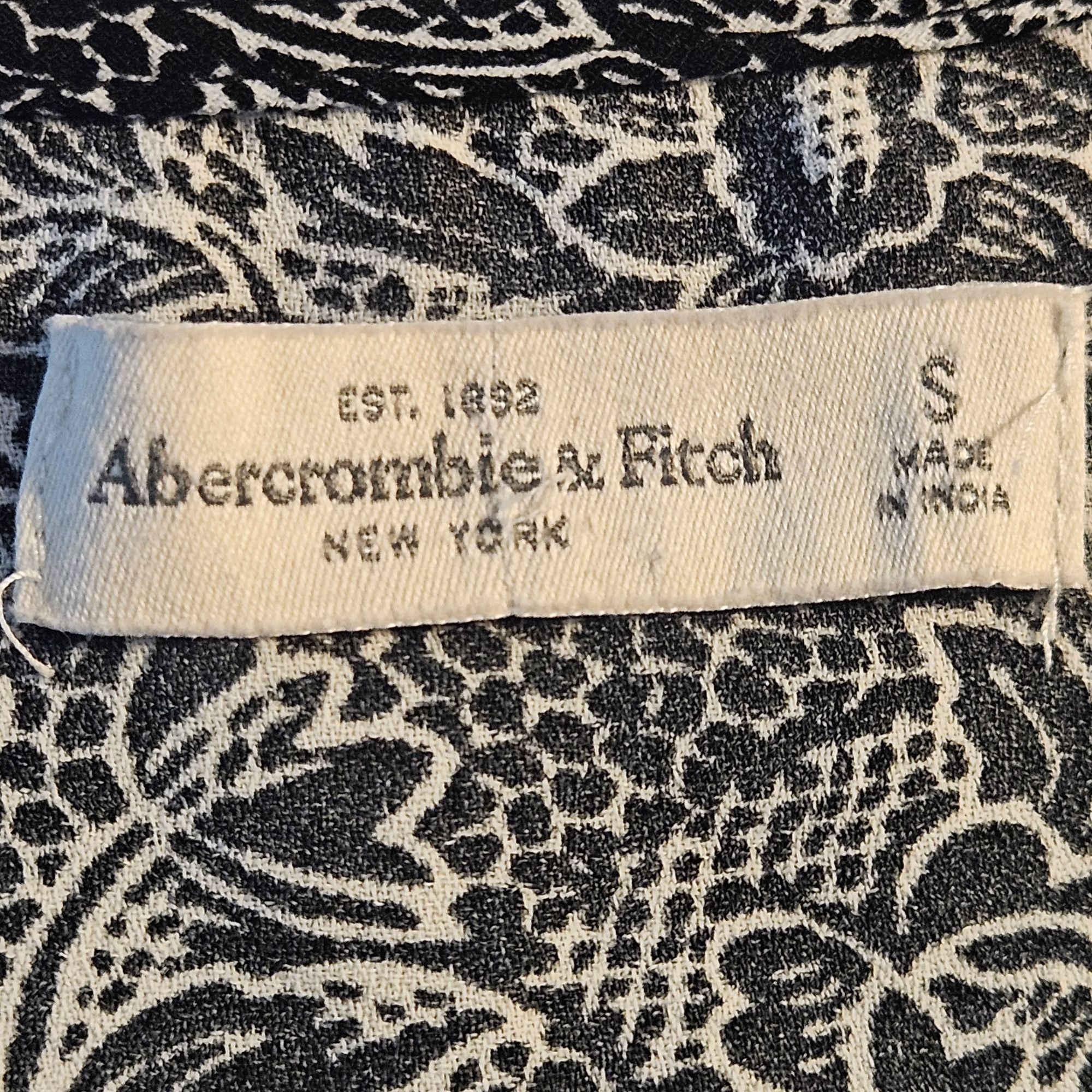 Abercrombie & Fitch Abercrombie & Fitch Black Floral Wrap Dress Small Sleeveless Size S / US 4 / IT 40 - 3 Thumbnail