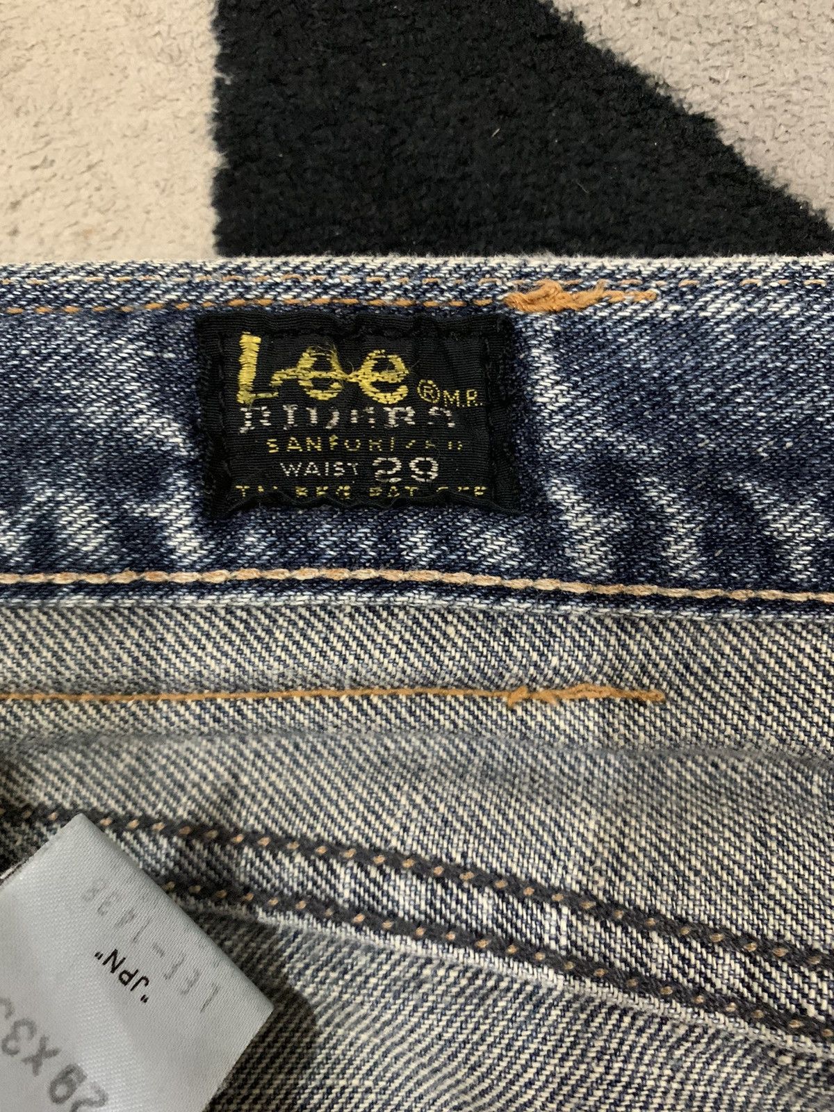 Lee Vintage Lee Riders Mud Wash Flare Distressed Jeans Size US 30 / EU 46 - 18 Thumbnail