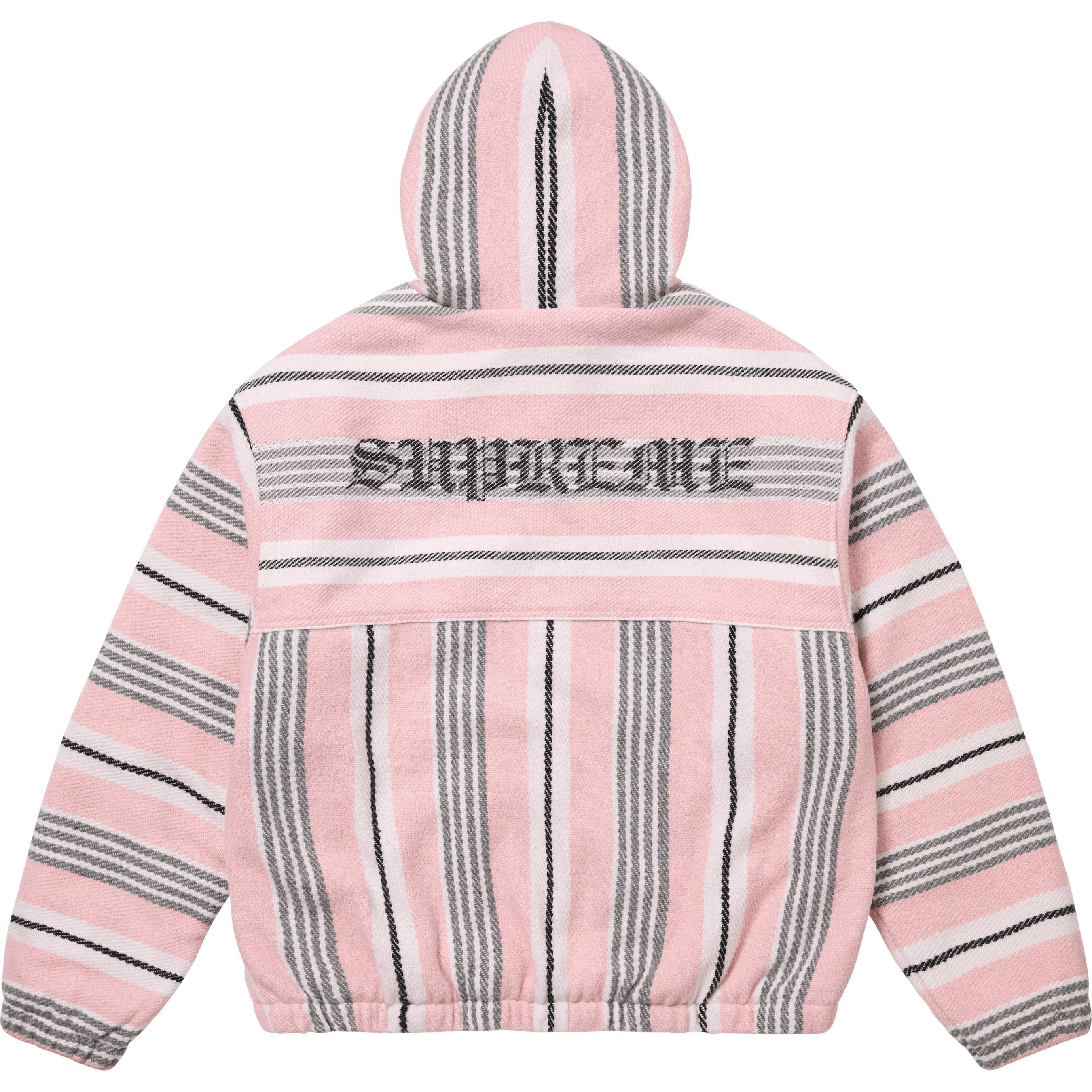 Supreme Supreme Woven Stripe Hooded Jacket Size US S / EU 44-46 / 1 - 3 Thumbnail