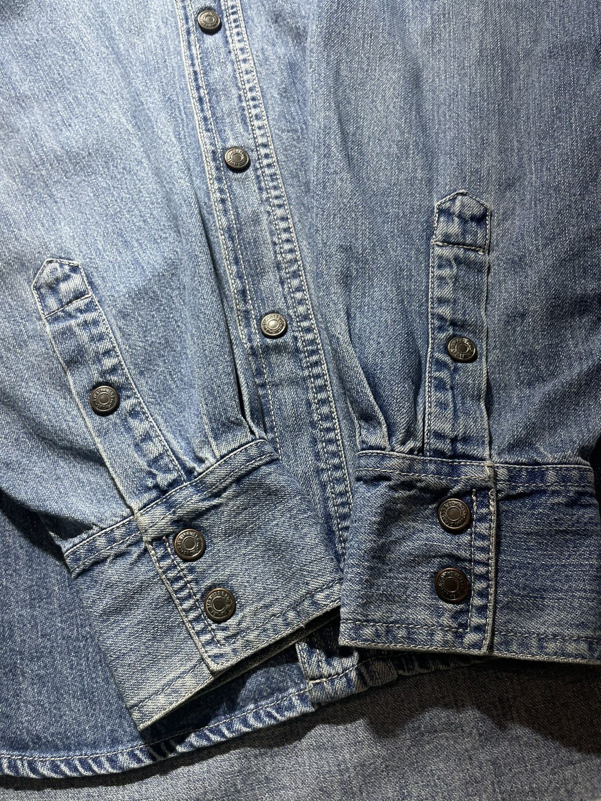 Levi's Vintage Levi’s Silver Tab Denim Munich Linedancer Shirt Size US L / EU 52-54 / 3 - 10 Thumbnail