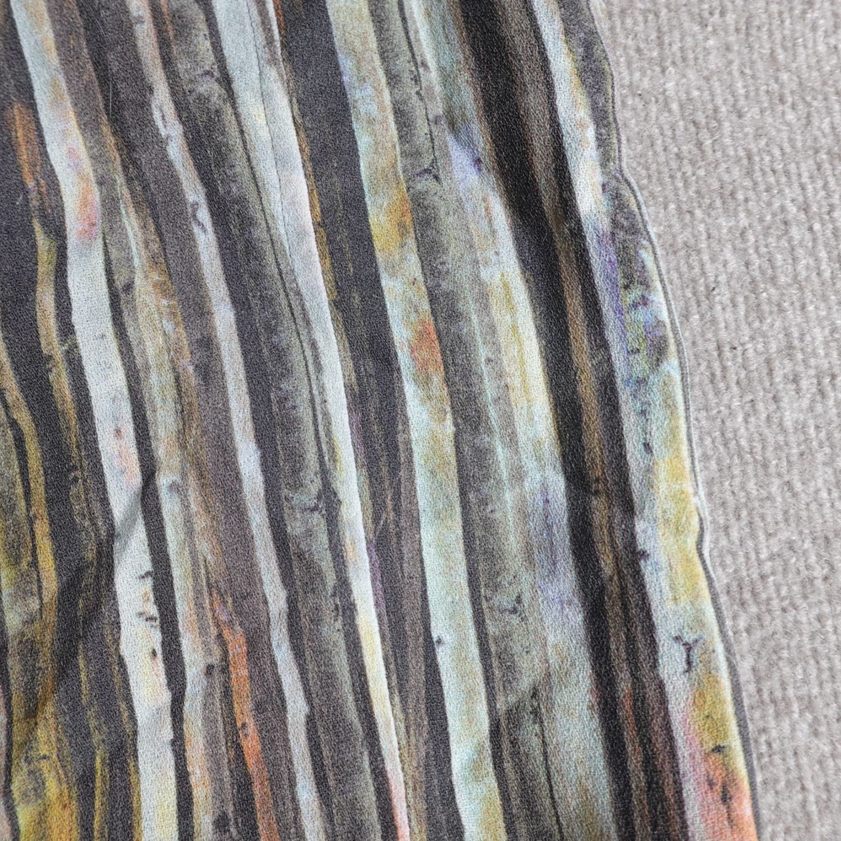 Paul Smith Paul Smith Womens Dress 6 Gray Blue Striped Sheath 100% Wool Made in Italy Size M / US 6-8 / IT 42-44 - 7 Thumbnail