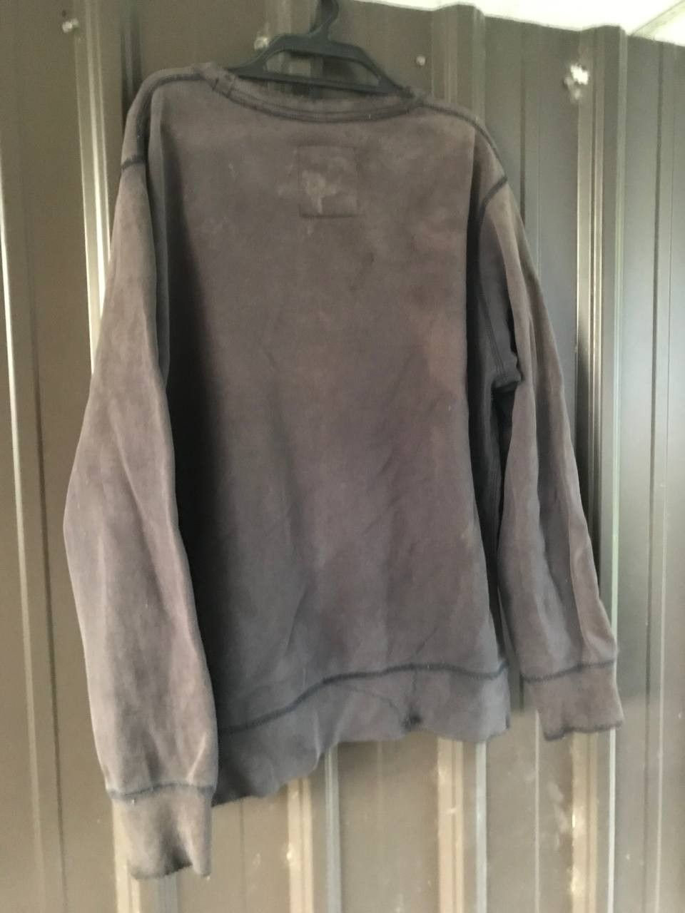Japanese Brand Thrashed Distressed Sunfaded ERD Style Crewneck Size US L / EU 52-54 / 3 - 3 Thumbnail