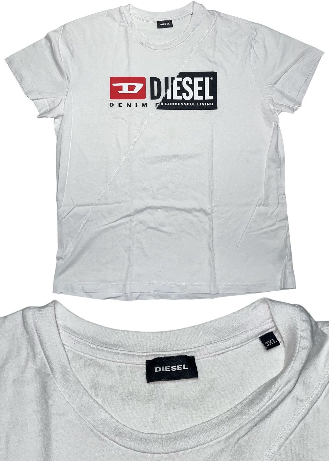 Diesel × Vintage Rare cross stitches fabric Diesel big logo spellout Size US XXL / EU 58 / 5 - 1 Thumbnail
