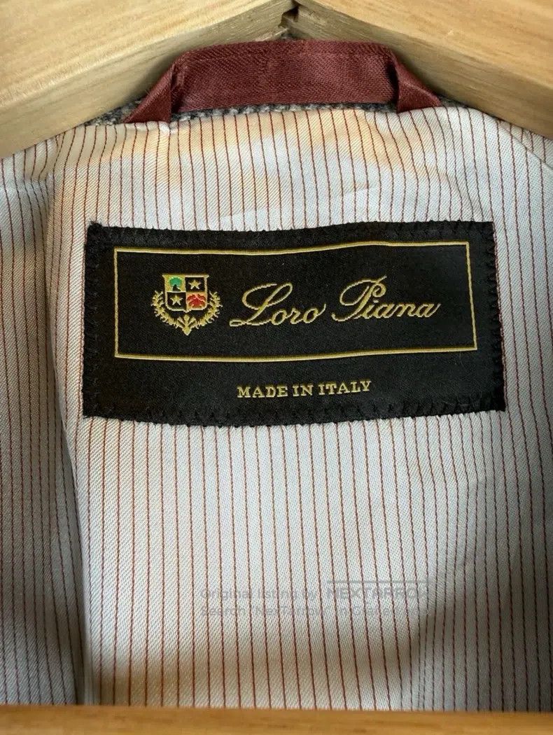 Loro Piana LORO PIANA Double-Breasted Blazer Jacket in Cashmere and W Size 54L - 5 Thumbnail