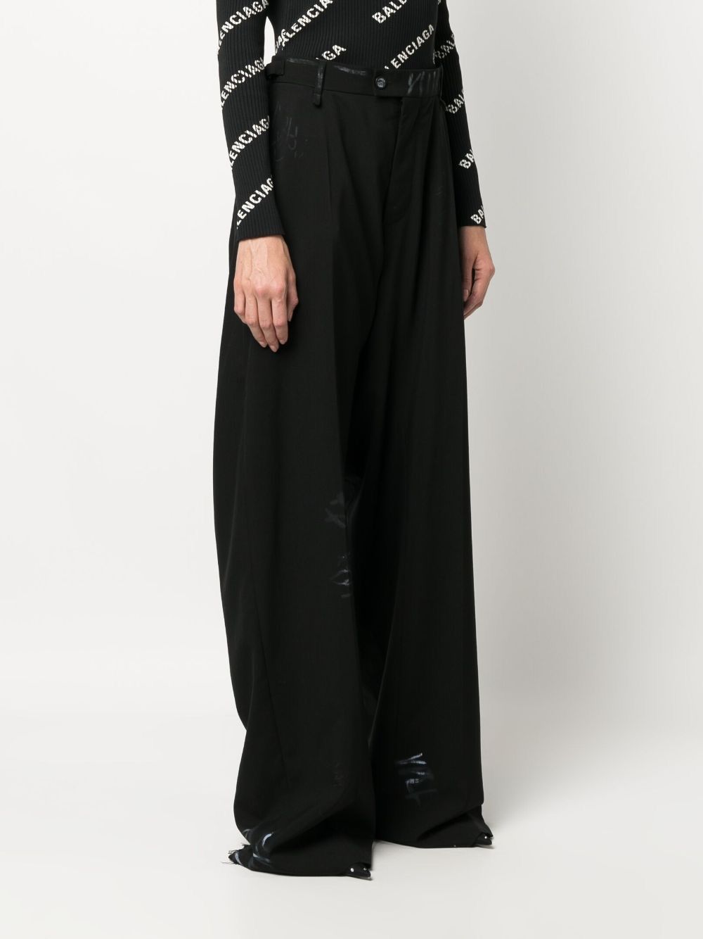 Balenciaga Balenciaga Balenciaga Graffiti Skater Tailored Pants Size US 30 / EU 46 - 3 Thumbnail