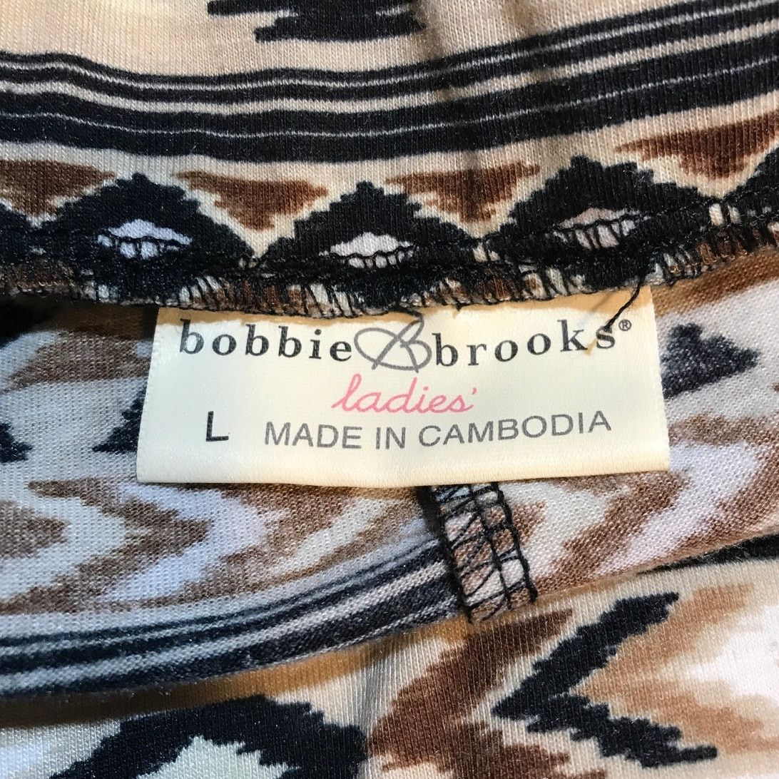 Other Bobbie Brooks Geometric A-line Maxi Skirt L Size 29" - 3 Thumbnail