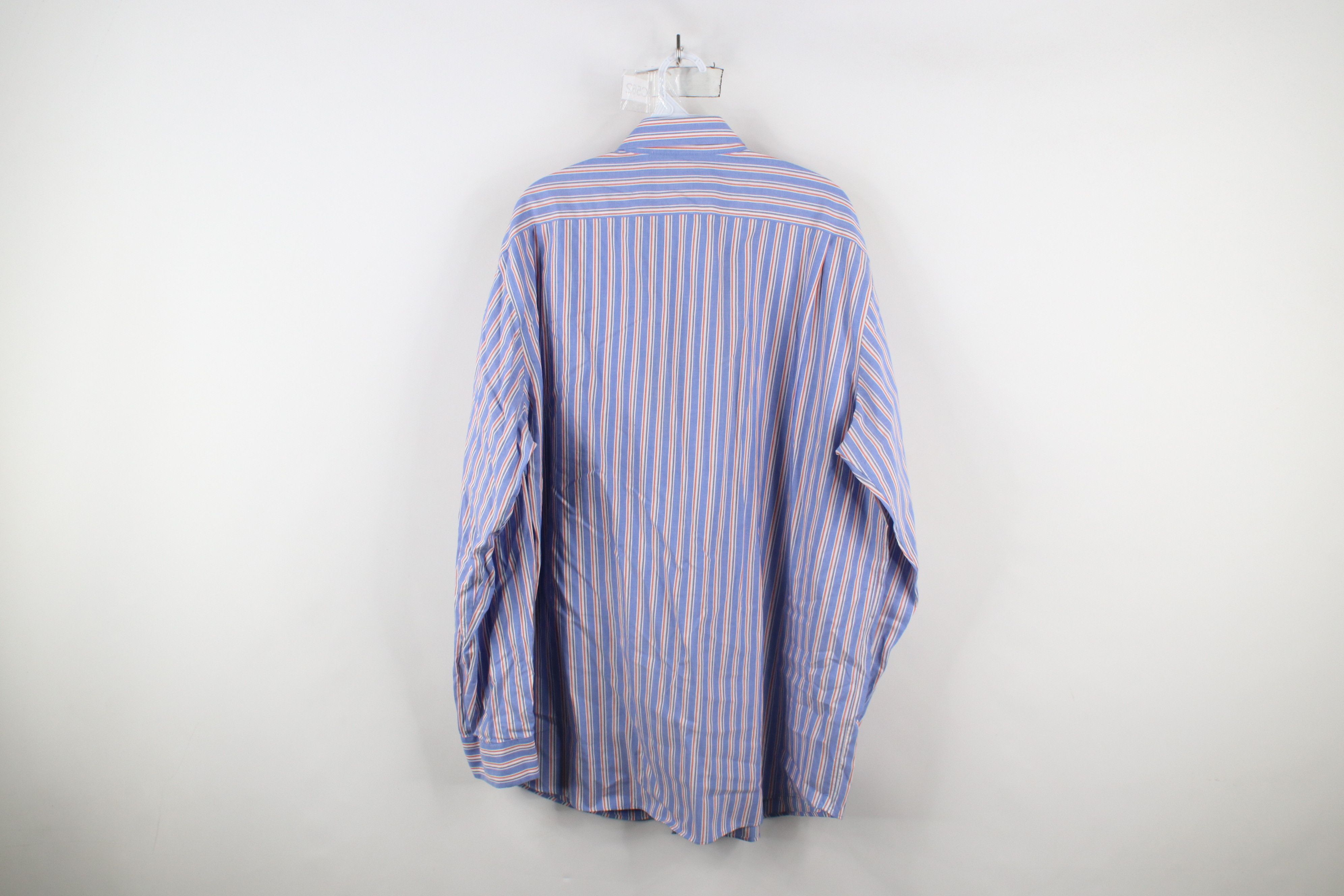 L.L. Bean × Vintage Vintage LL Bean Wrinkle Resistant Striped Button Down Shirt Size US XL / EU 56 / 4 - 7 Thumbnail