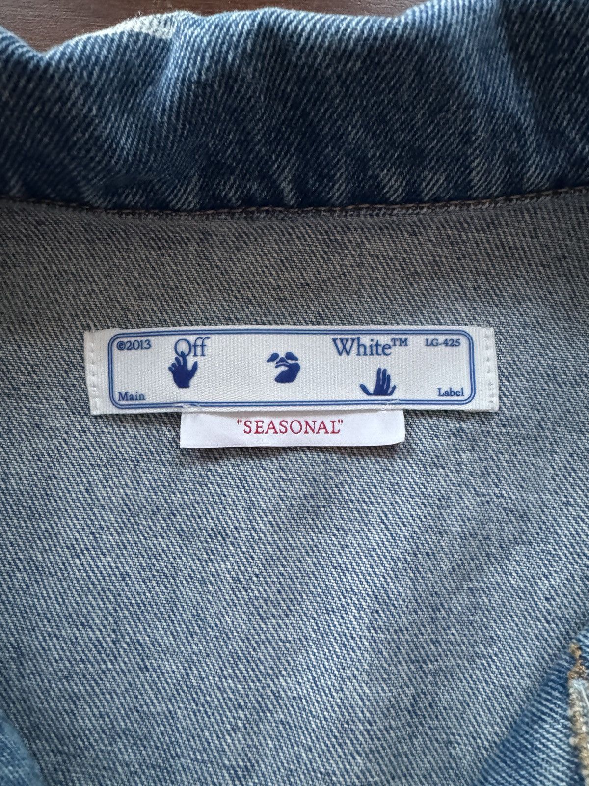 Off-White Off white Angel denim jacket M Size US M / EU 48-50 / 2 - 2 Thumbnail