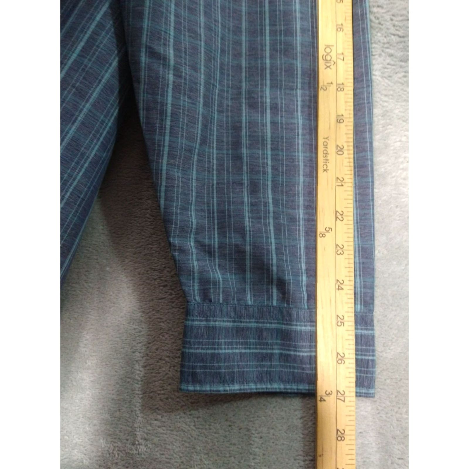 Vintage LL Bean Shirt Mens 2XL Blue Plaid Long Sleeve Button Up Fishing Outdoor Size US XXL / EU 58 / 5 - 6 Thumbnail