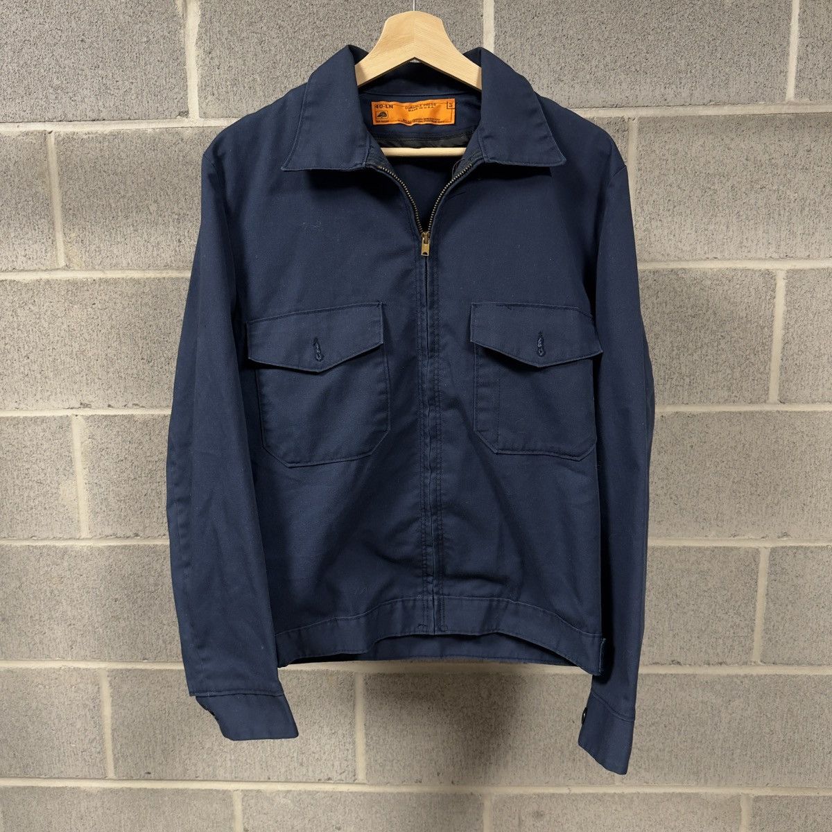 Vintage Vintage 90s Made in USA Work Jacket ERD Grunge Chrome Size US L / EU 52-54 / 3 - 1 Thumbnail