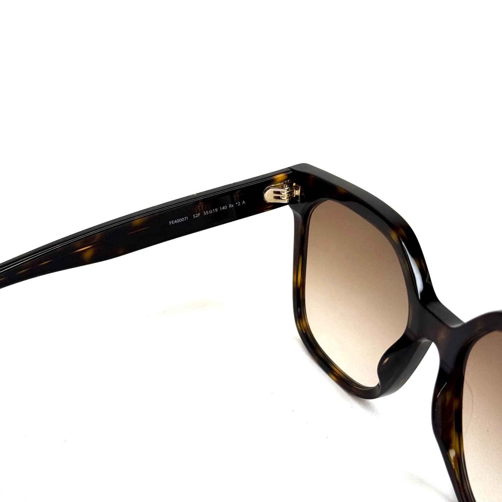 Fendi FENDI LETTERING 40007 Brown Fashion Sunglasses FE40007I 52F Size ONE SIZE - 6 Thumbnail