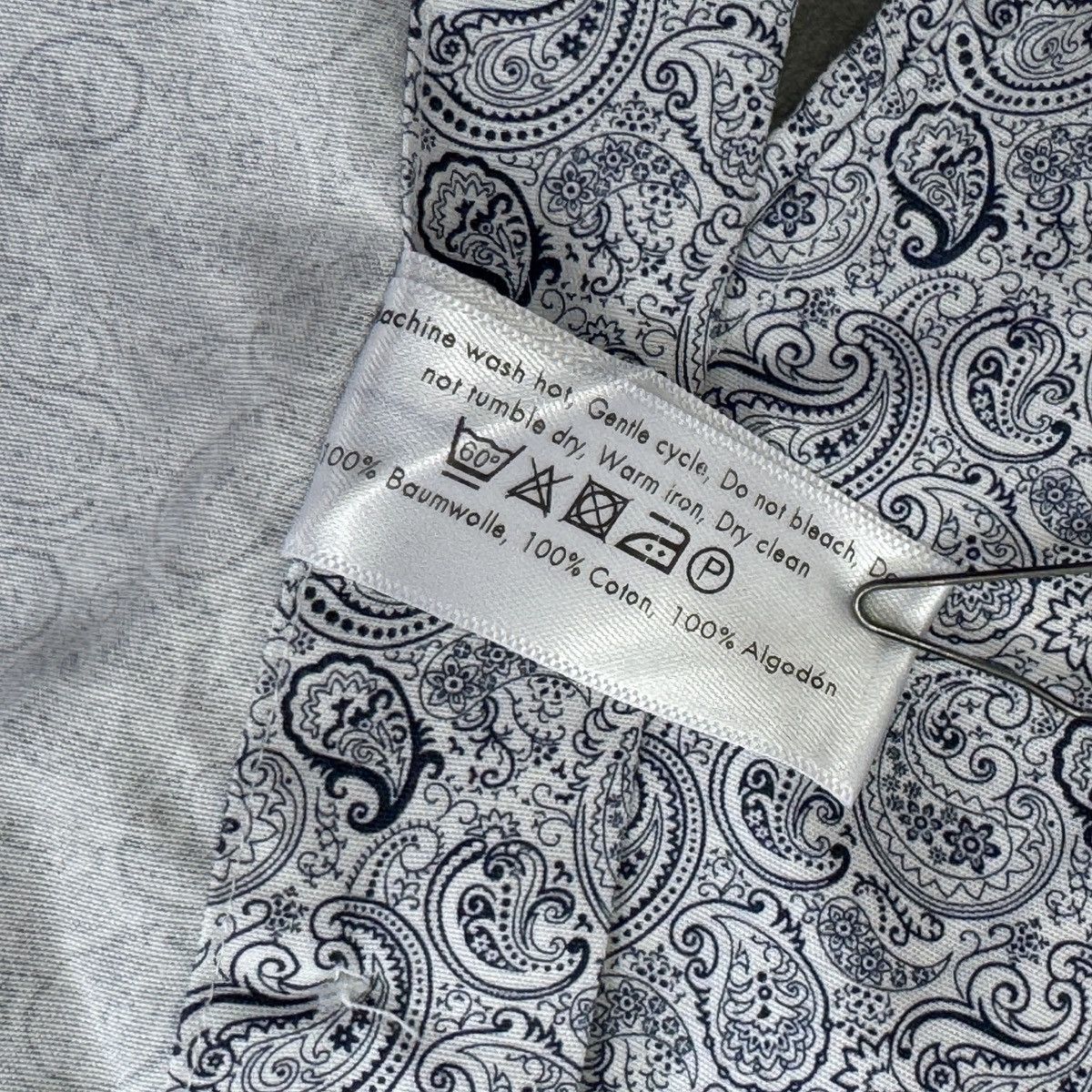 Eton ETON Classic Paisley Button Shirt Size 43/17 (XL/XXL) Size US XL / EU 56 / 4 - 15 Thumbnail