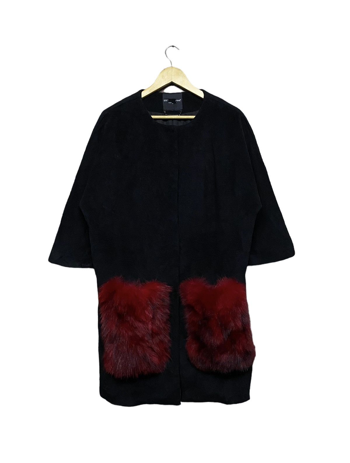 Dolce & Gabbana Authentic🔥Dolce & Gabana Long Coat With Mink Fur Over-Pocket Size US M / EU 48-50 / 2 - 1 Thumbnail