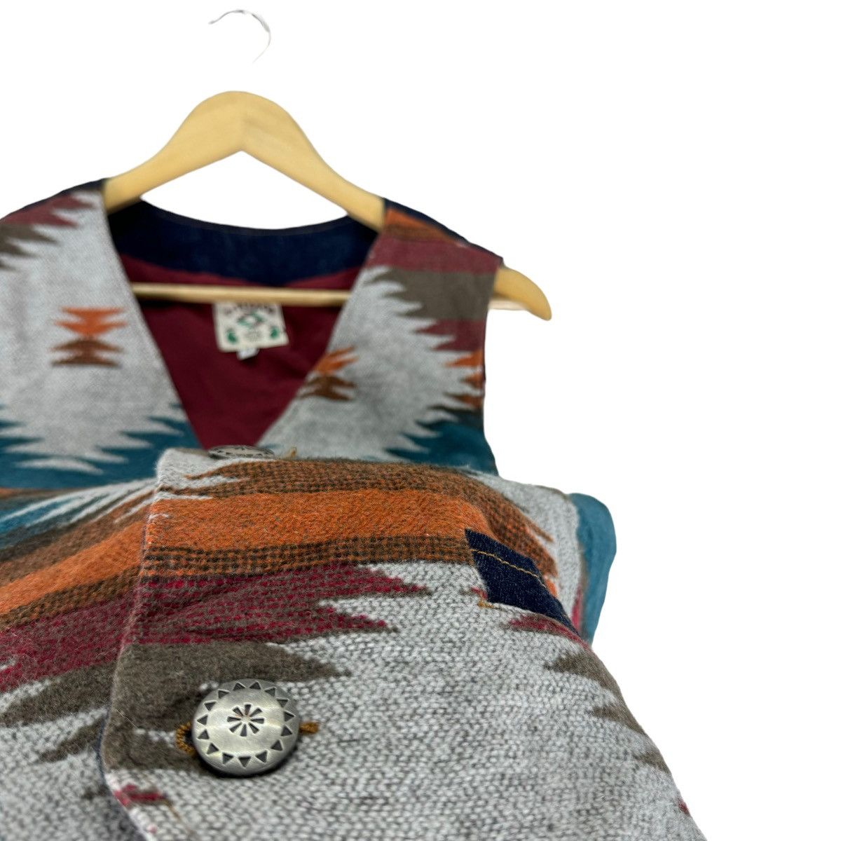 Japanese Brand ⚡️TITICACA AZTEC NATIVE VEST Size US M / EU 48-50 / 2 - 3 Thumbnail