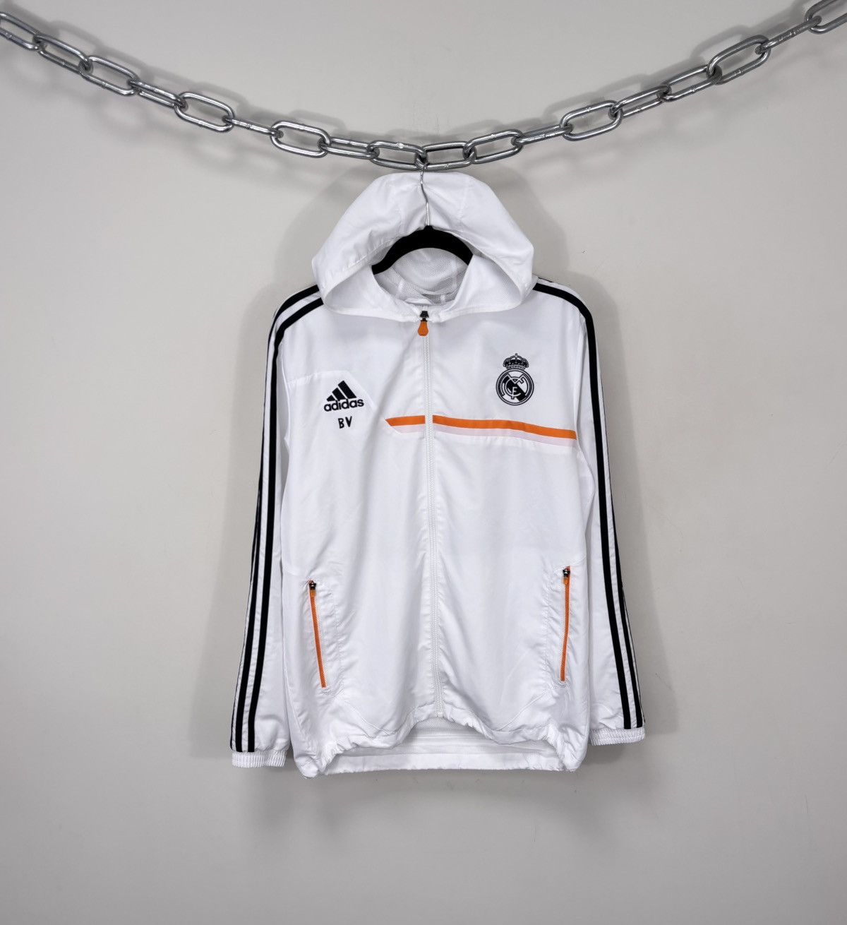 Adidas Adidas Real Madrid 2013/2014 Soccer Hooded Track Jacket Size US L / EU 52-54 / 3 - 1 Thumbnail