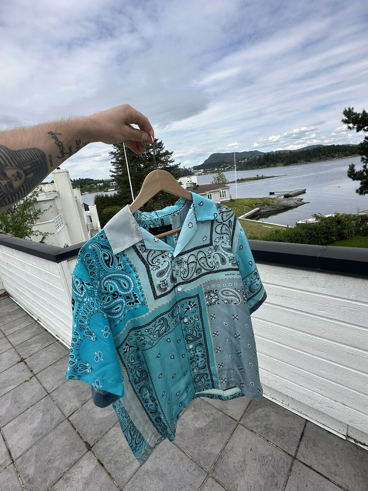 Amiri Bandana silk shirt Size US L / EU 52-54 / 3 - 4 Thumbnail