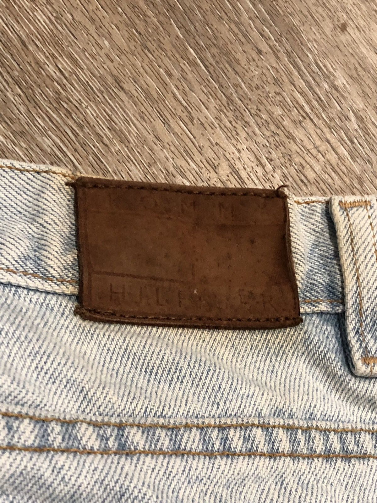 Tommy Hilfiger Vtg 90s Tommy Hilfiger Big Flag Jeans Size 36" / US 14 / IT 50 - 8 Thumbnail