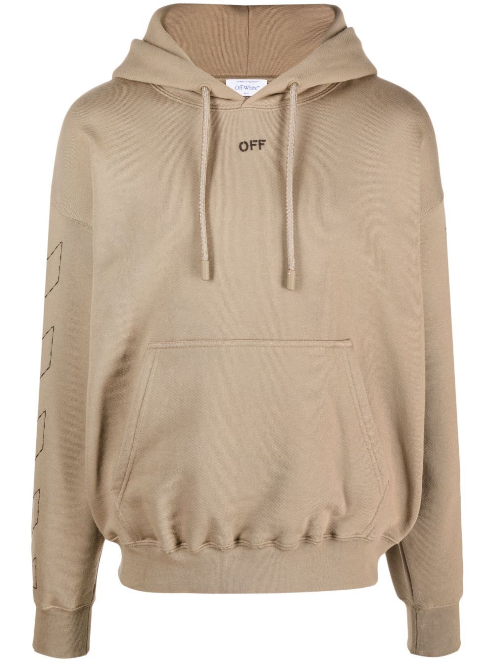 o1gr1nt0425 Off Stitch Skate Hoodie in Beige