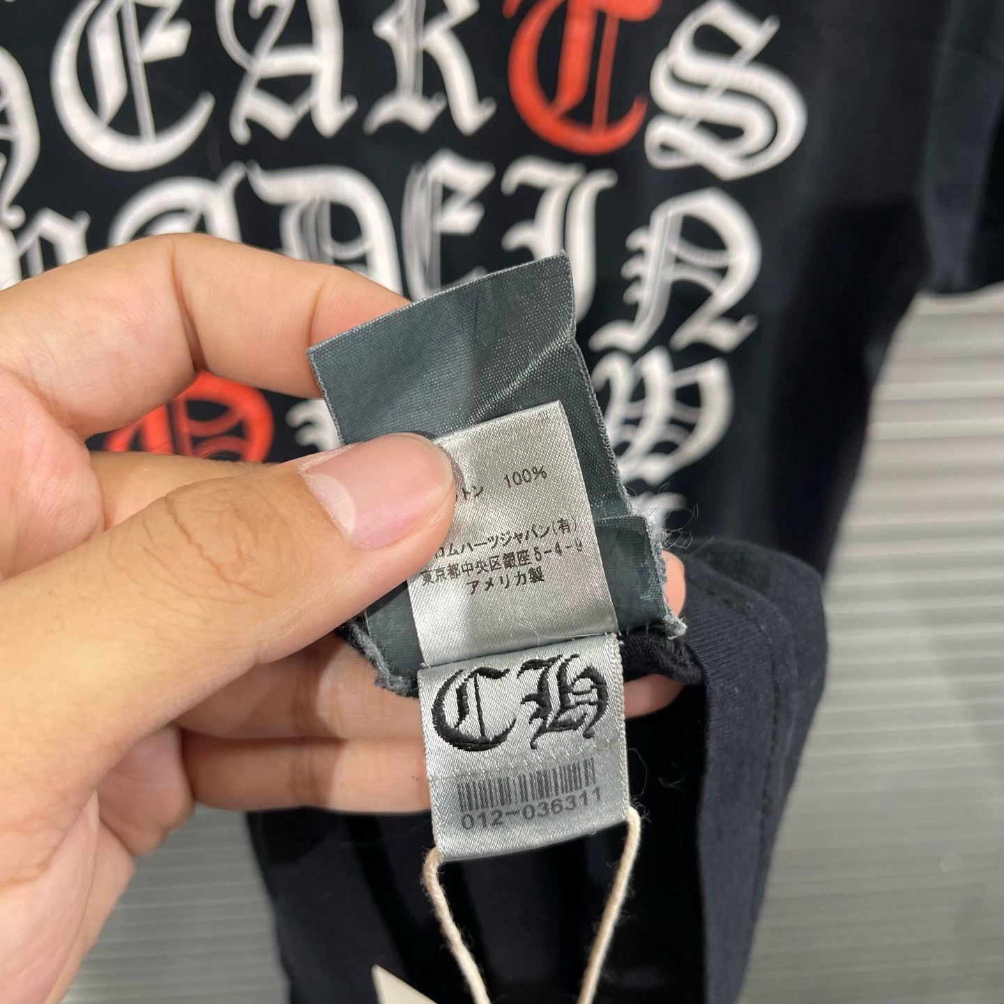 Chrome Hearts Chrome Hearts Sanskrit Back Full Print S Tee Size S / US 4 / IT 40 - 8 Thumbnail