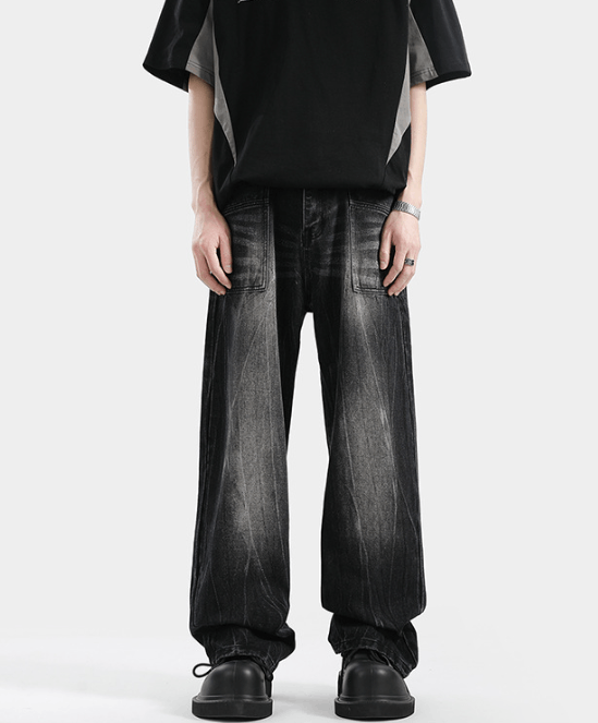 Japanese Brand × Jean American cleanfit washed straight distressed flared jeans Size US 32 / EU 48 - 2 Thumbnail