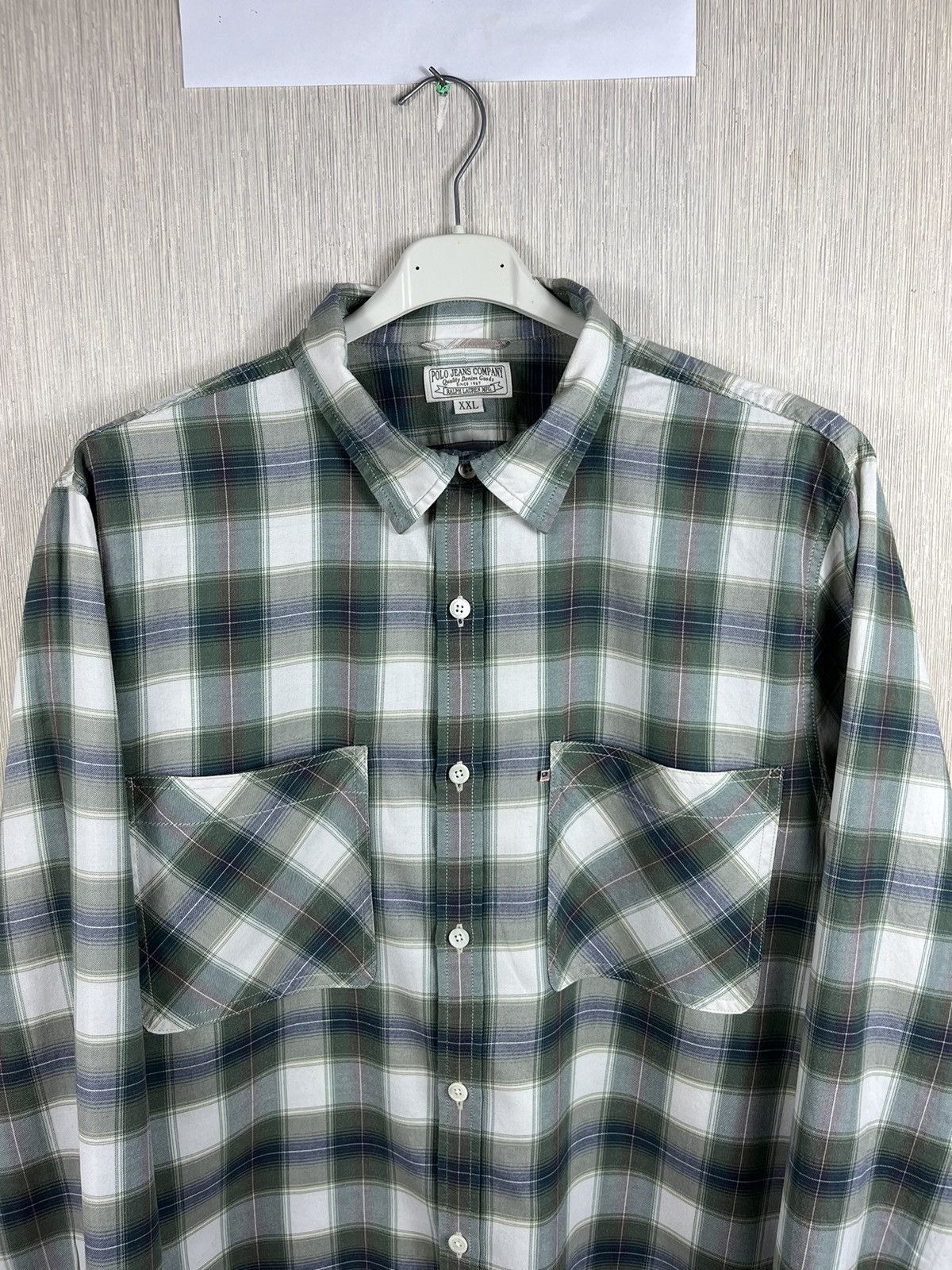 Polo Ralph Lauren × RRL Ralph Lauren × Ralph Lauren Ralph Lauren jeans company flannel plaid shirt with pockets Size US XXL / EU 58 / 5 - 4 Thumbnail
