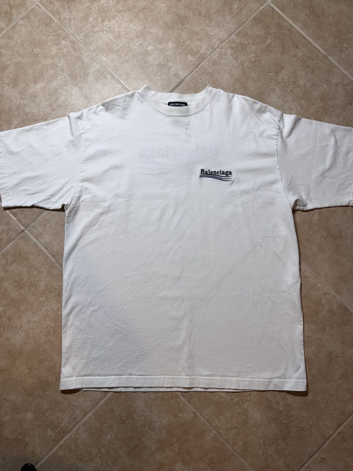 Balenciaga Balenciaga Political Campaign T-Shirt Size US L / EU 52-54 / 3 - 2 Thumbnail