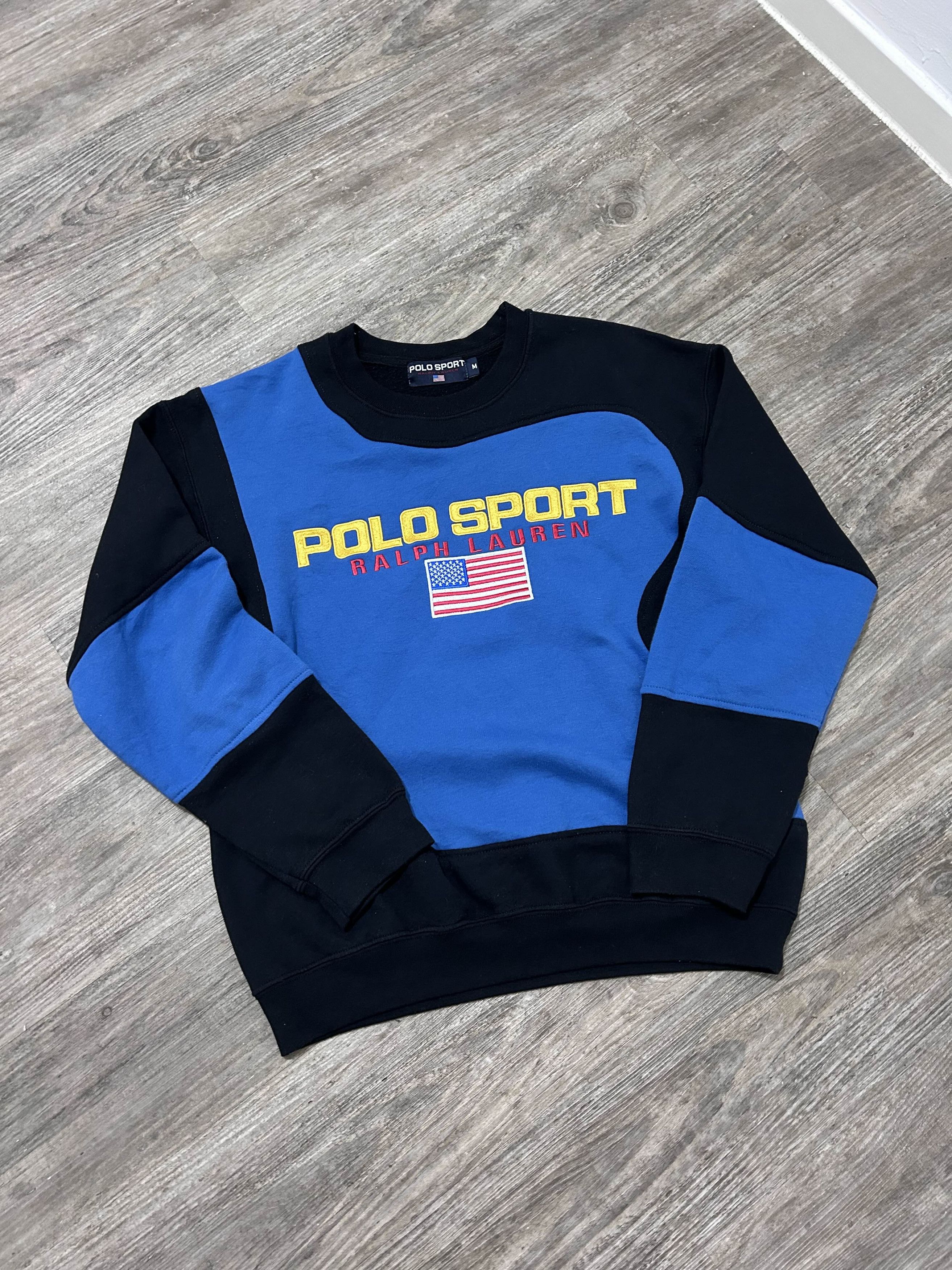 Ralph Lauren POLO Sport Ralph Lauren Rework Colorblock Flag Sweatshirt Size US M / EU 48-50 / 2 - 1 Thumbnail