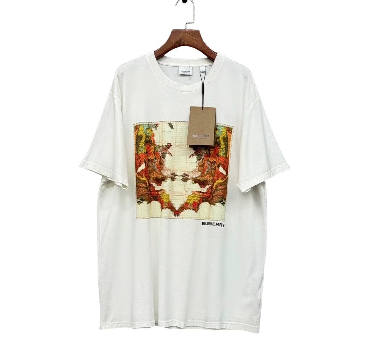 Burberry Burberry Map Print T-Shirt Size M Size US M / EU 48-50 / 2 - 1 Thumbnail