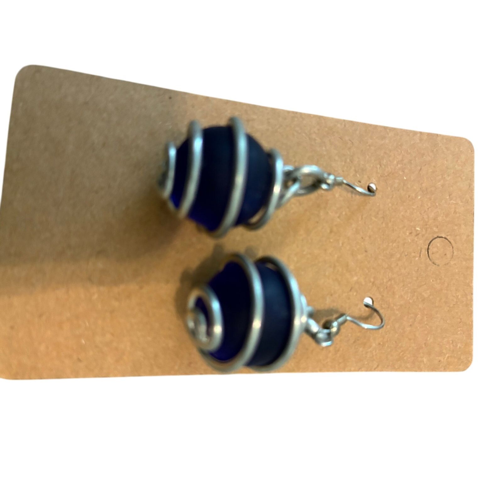 Other Miracle Pearl Earrings Silver Spiral Eclectic Women's O/S Size ONE SIZE - 4 Thumbnail